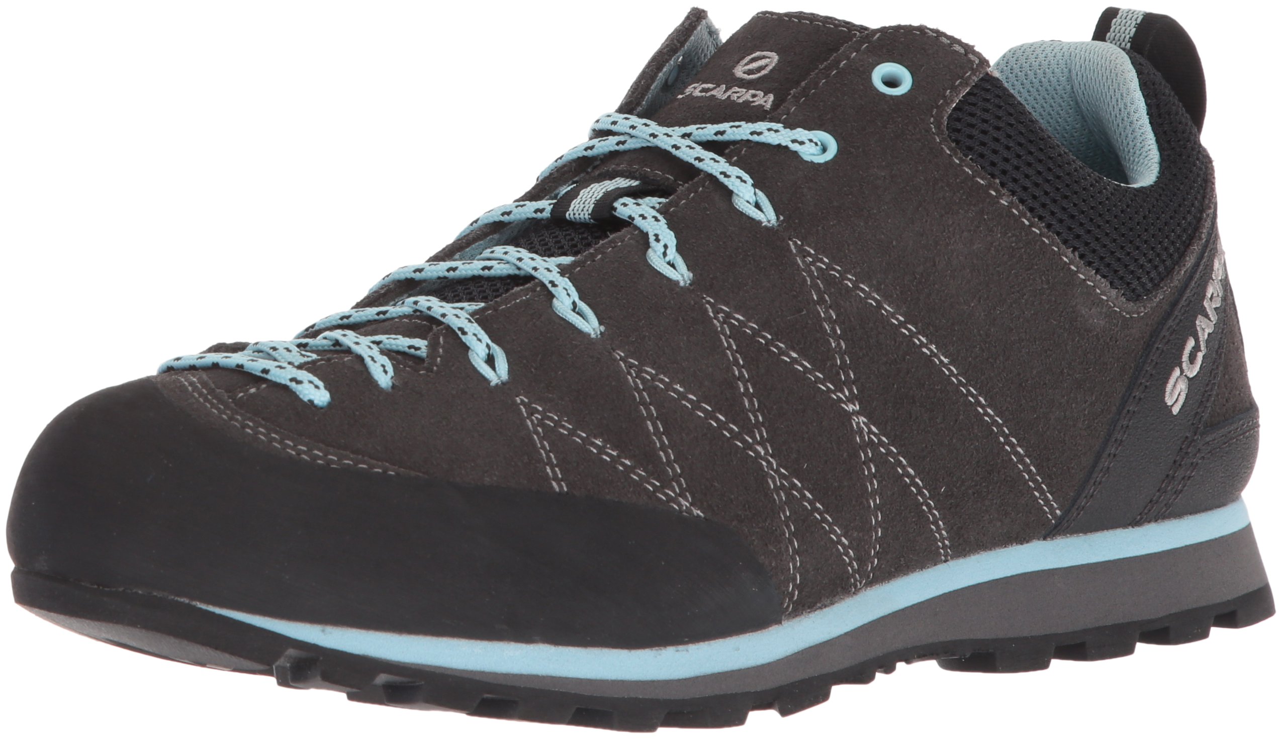 SCARPA Women's Crux Lightweight Suede Leather Approach Shoes for Hiking & Walking