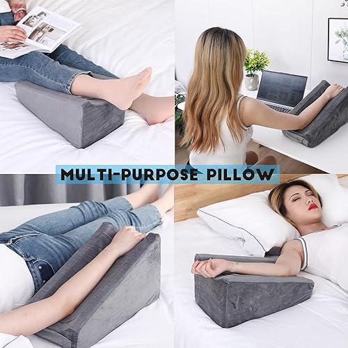 Miniatura 3 de TYYIHUA Almohada de brazo para reposabrazos, almohada de elevación de brazos, almohada de apoyo ergonómico para dormir, apoyo y recuperación de