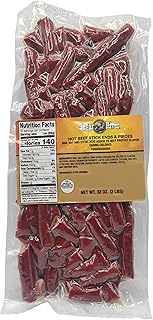 Sugar River Meat Snack Links Ends & Pieces 2 lbs (Hot Beef Stick)