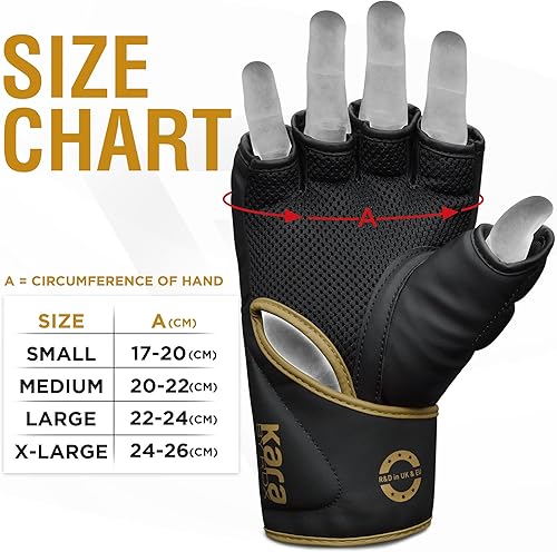 Miniatura 4 de RDX Guantes MMA para grappling Sparring, guantes de artes marciales mixtas precurvados para hombres y mujeres, guantes de boxeo Maya Hide Leather