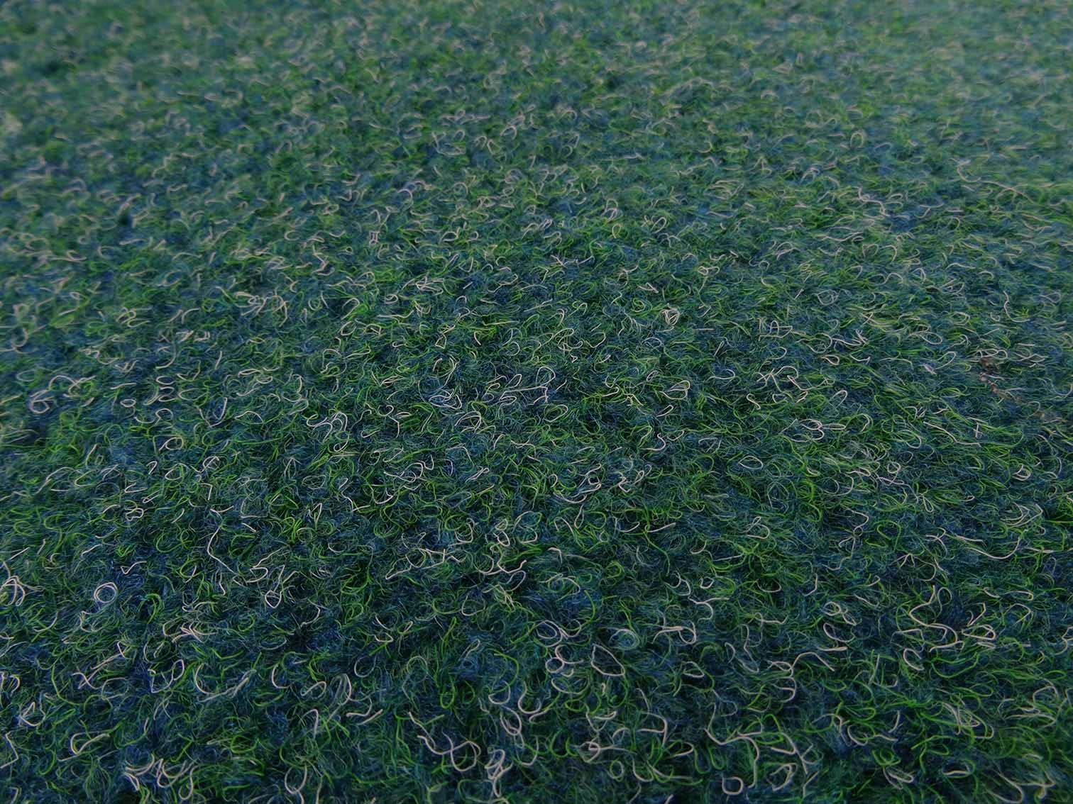 Tappeto da esterno Green | Erba sintetica con drenaggio per giardini, balconi ed eventi, blu-verde, Taglio (1.33m di larghezza / 5m di lunghezza)