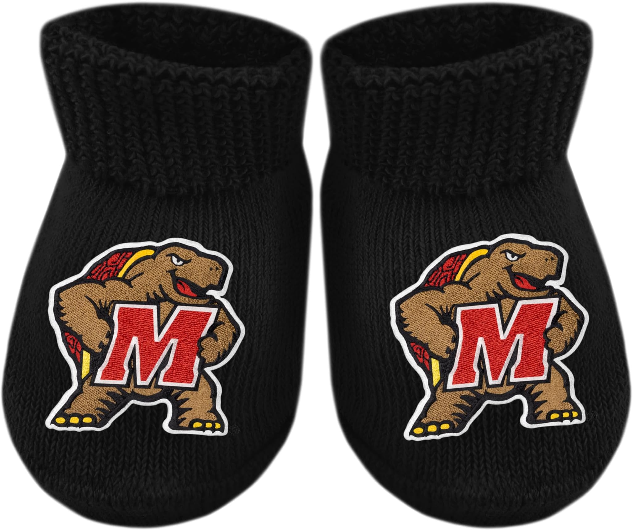 Creative KnitwearUniversity of Maryland Newborn Baby Bootie Sock
