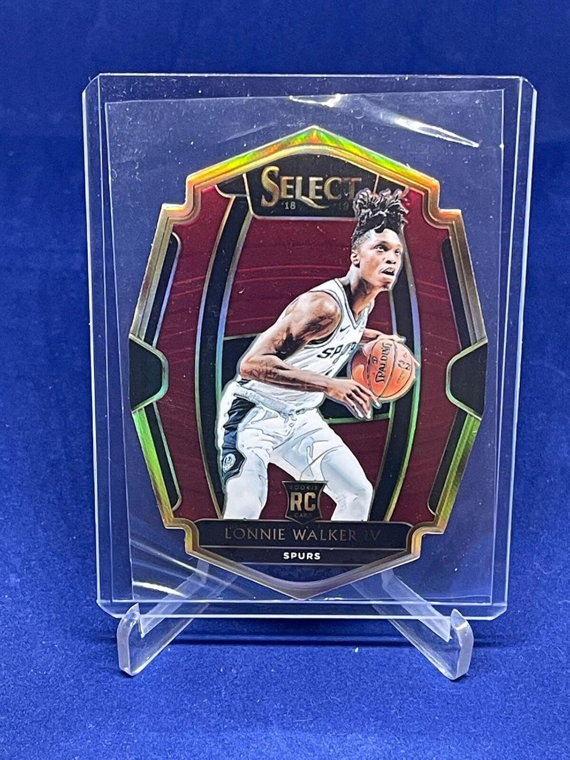 Lonnie Walker Iv 2018-19 Select Premier Level Die Cut Prizm Rc #d 95/175 - Basketball Cards
