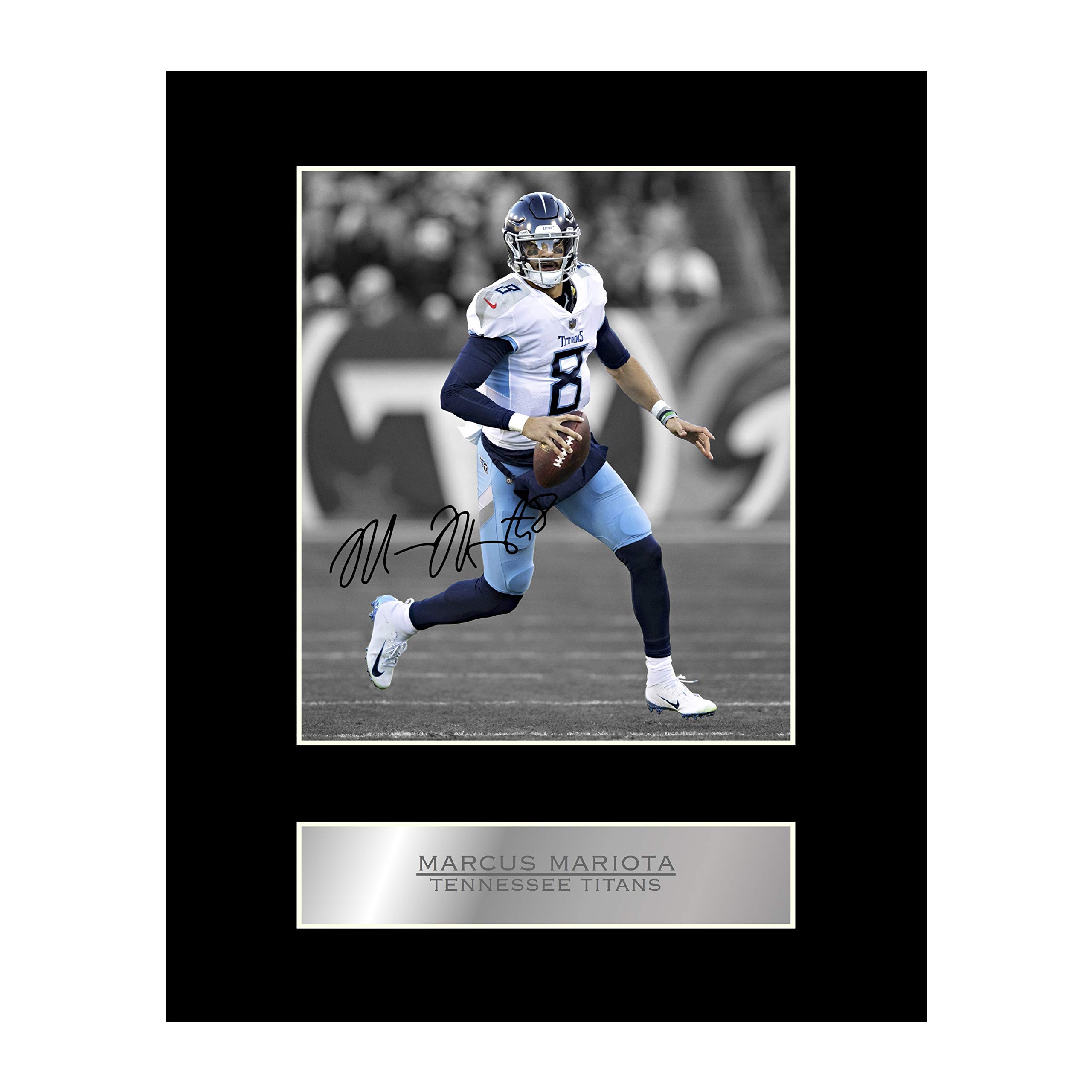 Marcus Mariota Print Signed Mounted Photo Display #02 Printed Autograph Picture Print