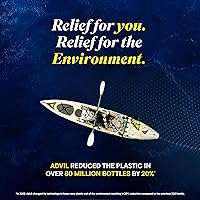 Vista 11 de Advil Analgésico y reductor de fiebre, medicamento para aliviar el dolor con ibuprofeno 200 mg para dolor de cabeza, dolor de espalda, dolor