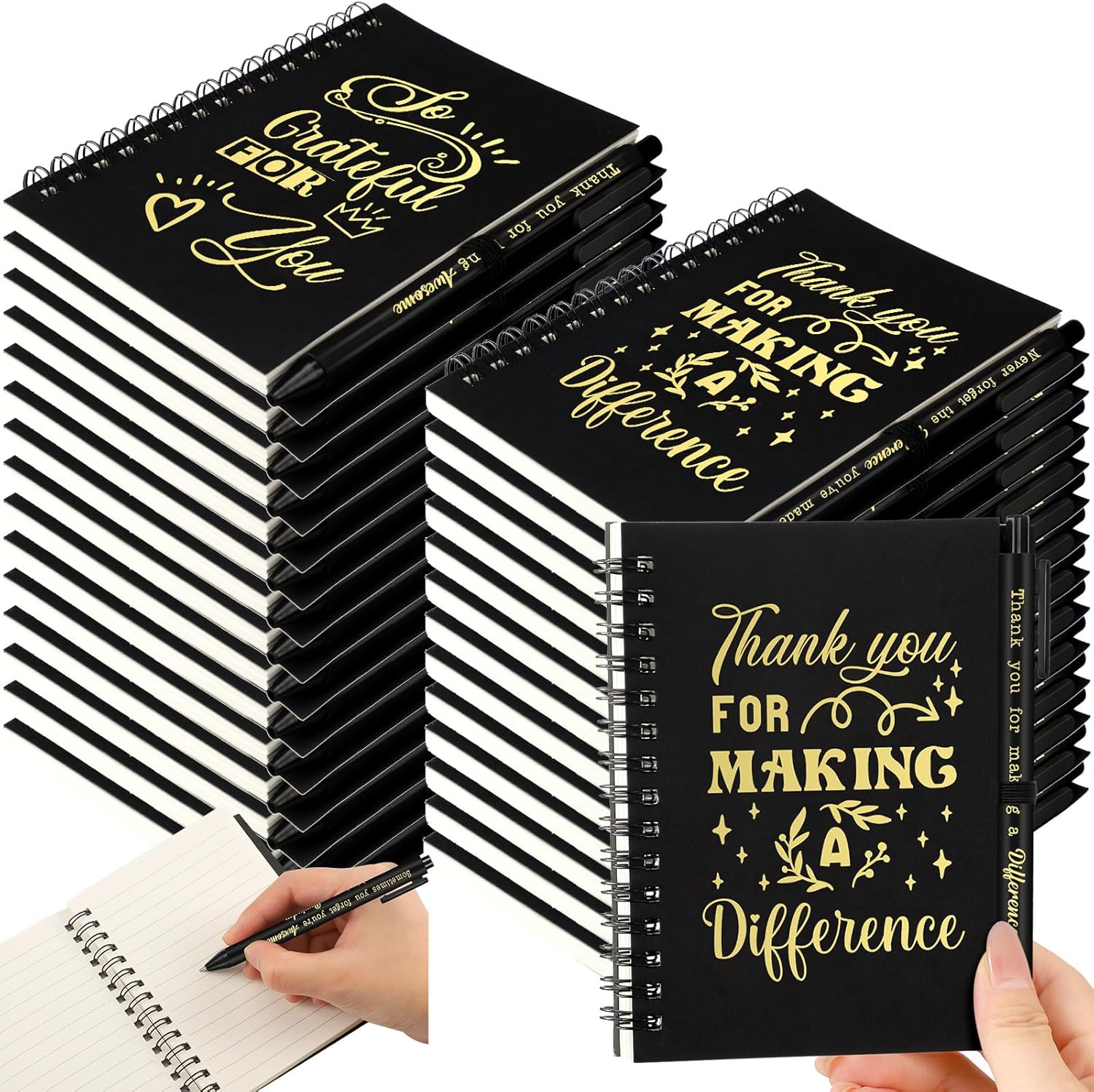 Amazon.com : Seajan 64 Set Inspirational Gift Small Notebooks Bulk Mini ...