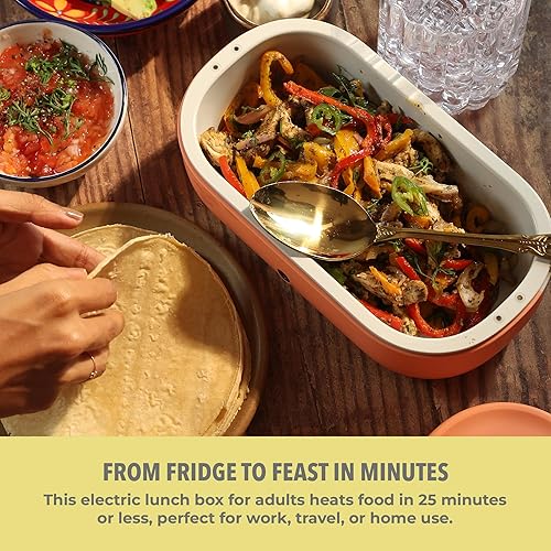 Miniatura 4 de UVI, Fiambrera eléctrica autodesinfectante para adultos, calentador de alimentos portátil con desinfectante ultravioleta y luz autodesinfectante