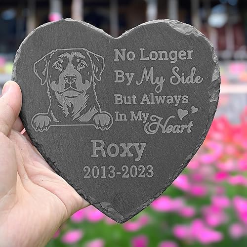 Miniatura 2 de Rottweiler Memorial Stone, regalos conmemorativos de Rottweiler, regalos para la pérdida de Rottweiler, en memoria de Rottweiler, regalos de
