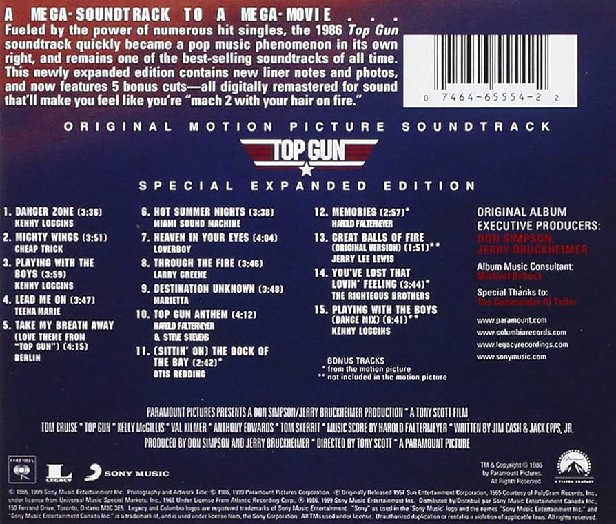 TOP GUN リマスター＆2枚組完全盤 全世界5000枚限定 Amazon.co.jp: トップガン【輸入盤国内品番】リマスター＆2枚組