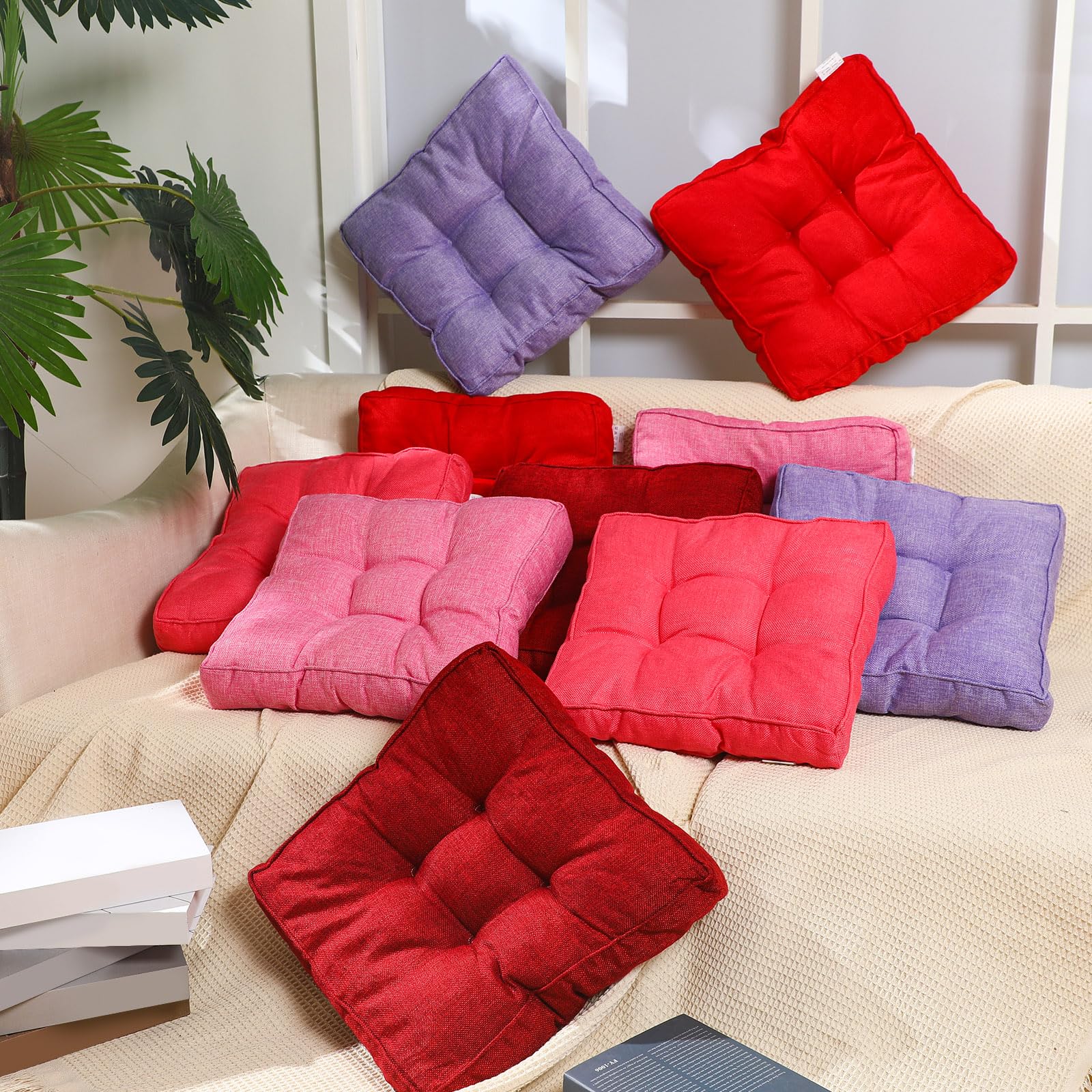 10 Pcs Meditation Floor Cushion Bulk Meditation Floor Pillow Classroom
