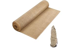 DECOHS 50Ft x 40 Inch Burlap Fabric Roll: Premium Plant Protection