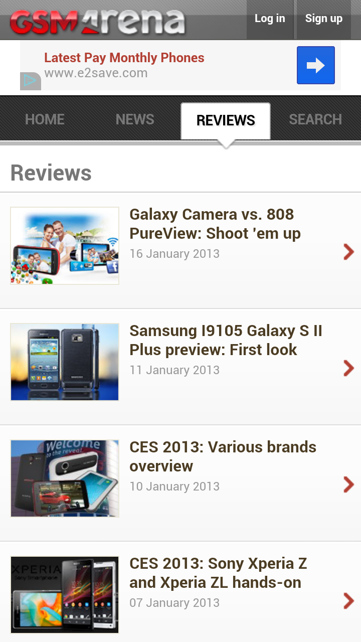 GSM ArenaAmazon.co.ukAppstore for Android