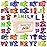 26 Pieces Alphabet Robots for Kids Alphabet Learning Toys, Alphabots Transform Letters for Educational ABC Learning Toys for Kids Ages 3-5, Carnival Prizes, Classroom Rewards, Toddler Birthday Gift