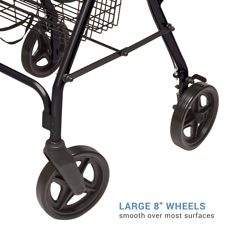 Amazon.com: Lumex Walkabout Contour Deluxe Rollator with