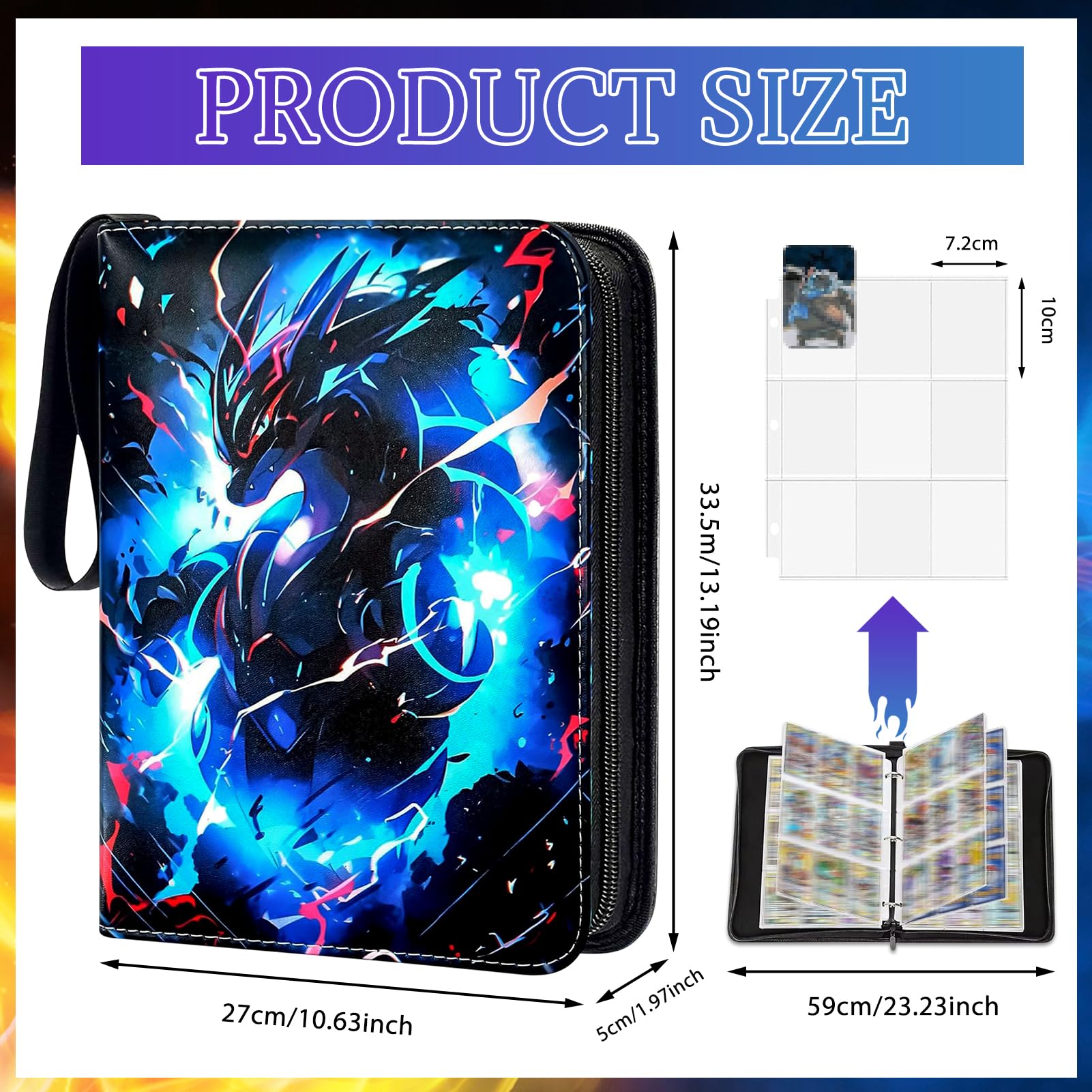 Pokemon Ev10 Album De Collection Pour Cartes (900 Emplacements) - 50