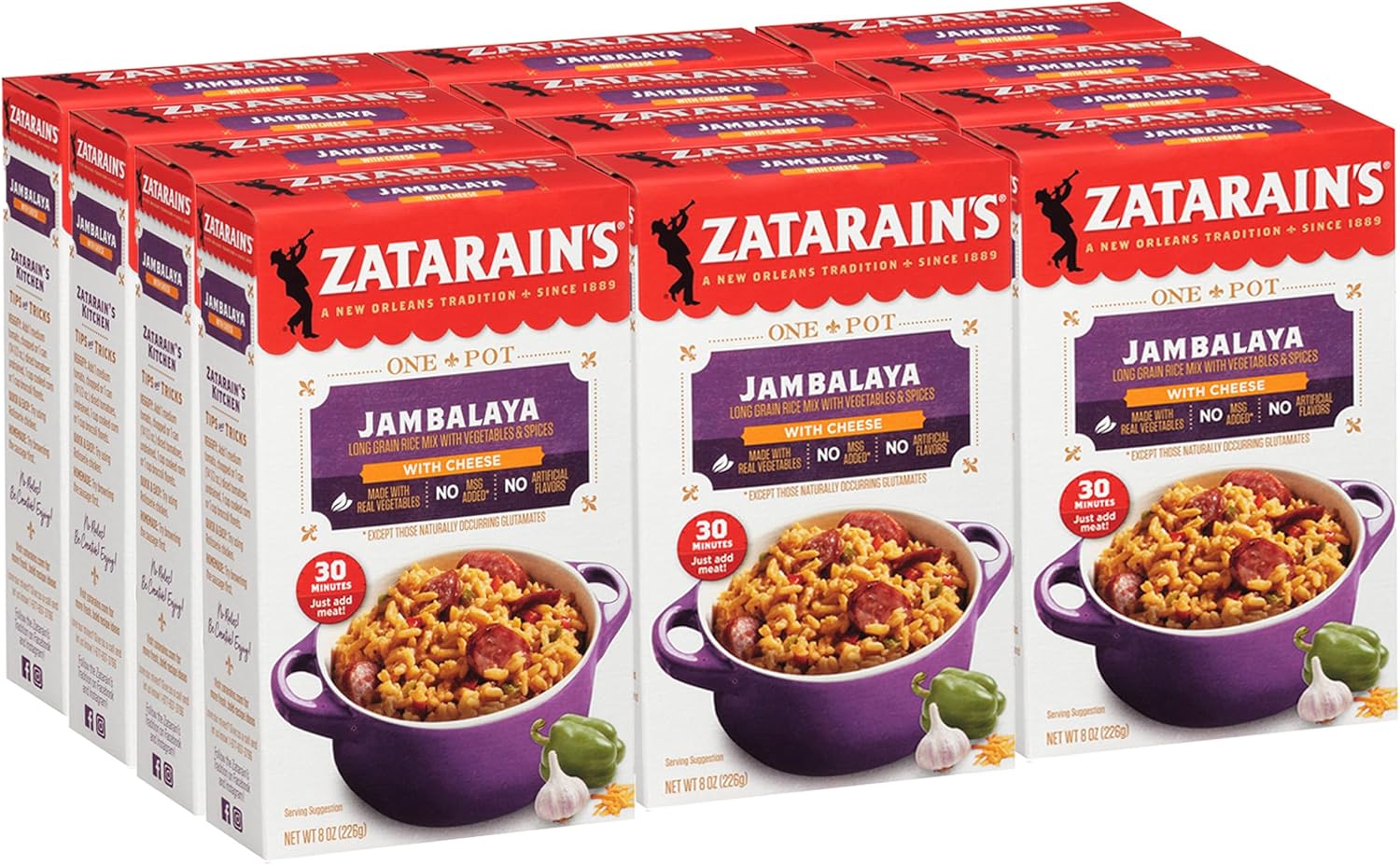 Zatarain's Jambalaya with Cheese, 8 oz (Pack of 12) Amazon.ca