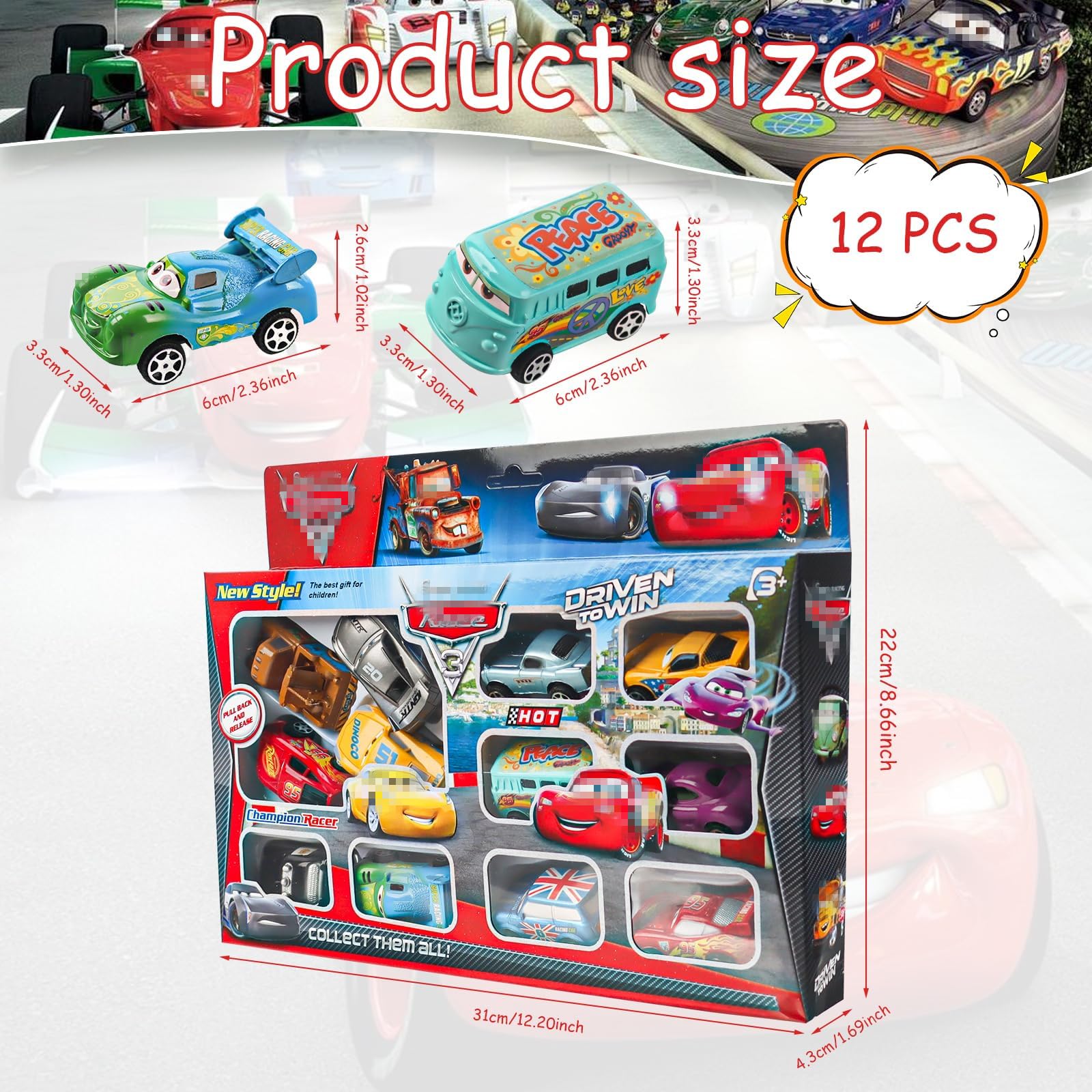 6 Bunte Spielzeug-Autos Aus Legierung - Stabile Modellautos Für Kinder