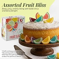 Vista 5 de NY Spice Shop Mini caramelos surtidos de rebanadas de frutas – 1 libra de sabores surtidos – Caramelos de gomita a granel – Gomitas de frutas