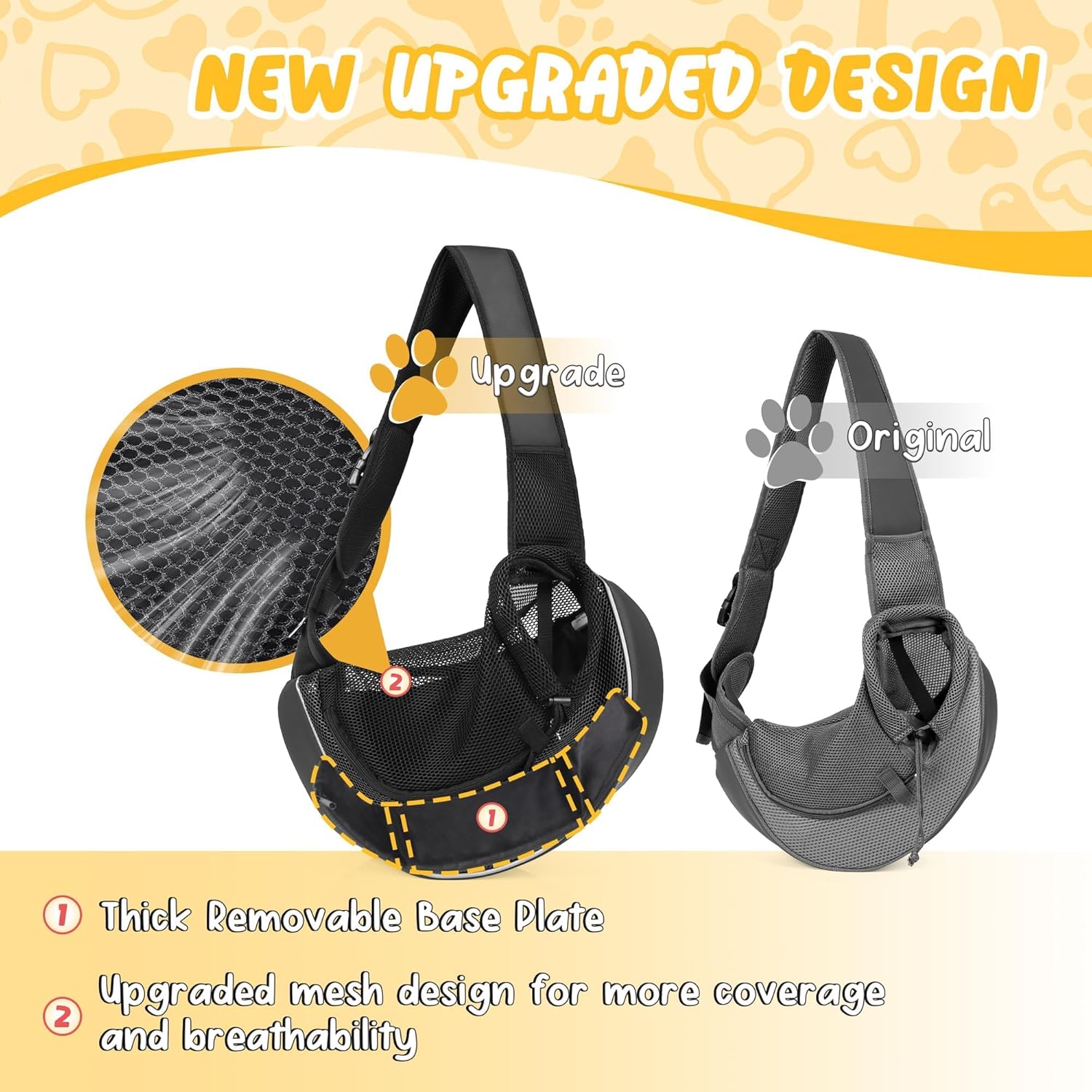 Explore Comfort: The Best Detachable Dog Sling for Small Pets!