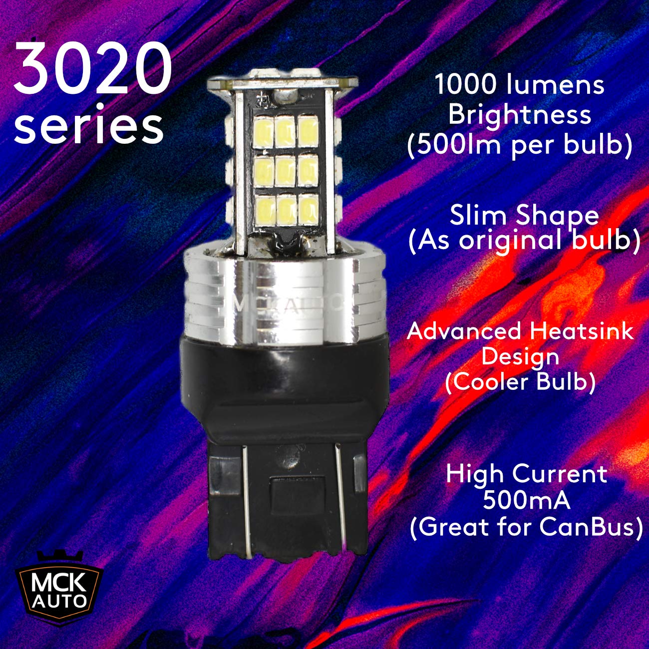 Lâmpada Led T20 W21/5w 12v 7443 22 Leds Smd 2 Polos Branca - 1 Par - Escorrega O Preço - Foto 8