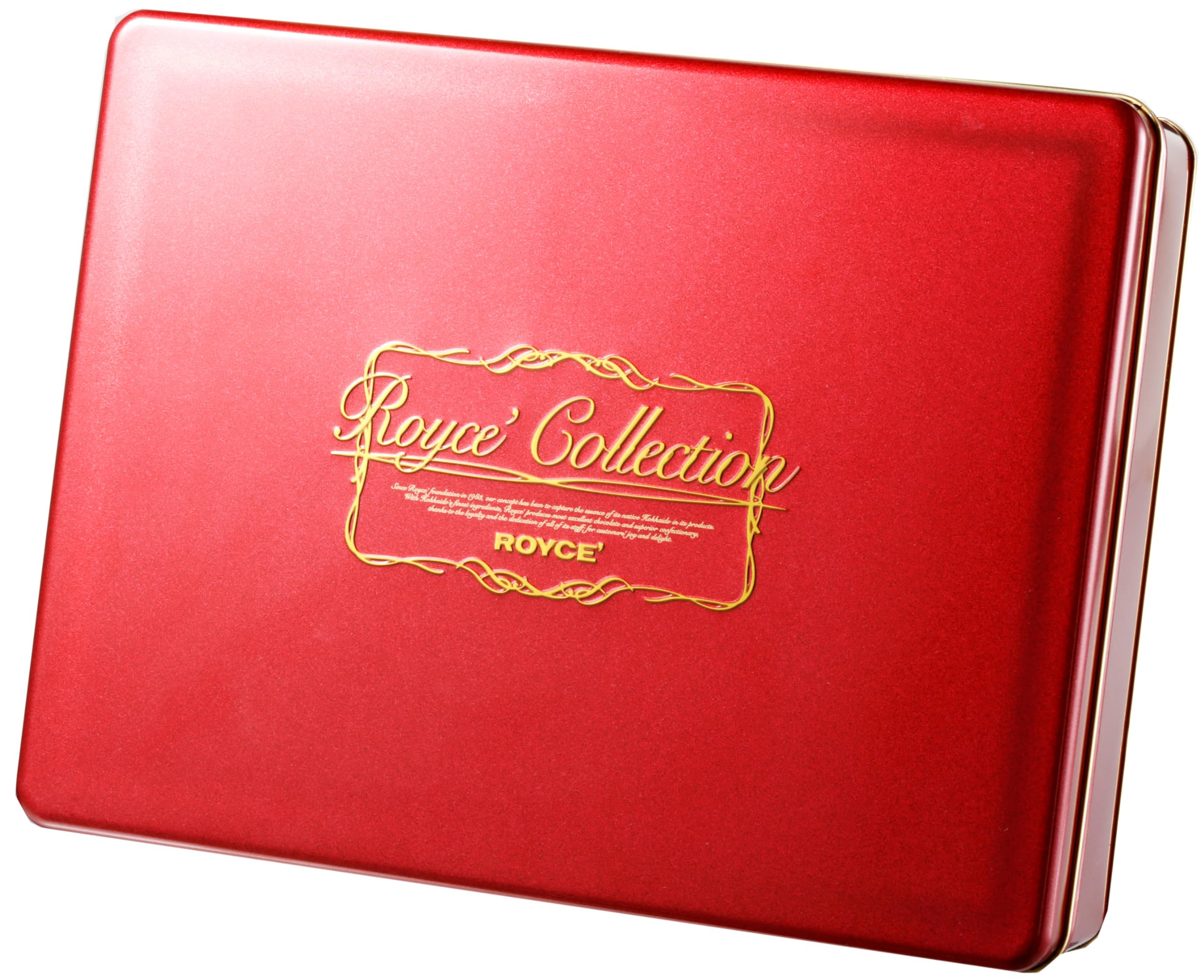 ROYCE Collection Can "Red" - Assortment of Chocolates with a Variety of Flavors and Textures | Luxury Chocolate Gift Set | Japanese Chocolate from Hokkaido (66 Pieces of Chocolates)