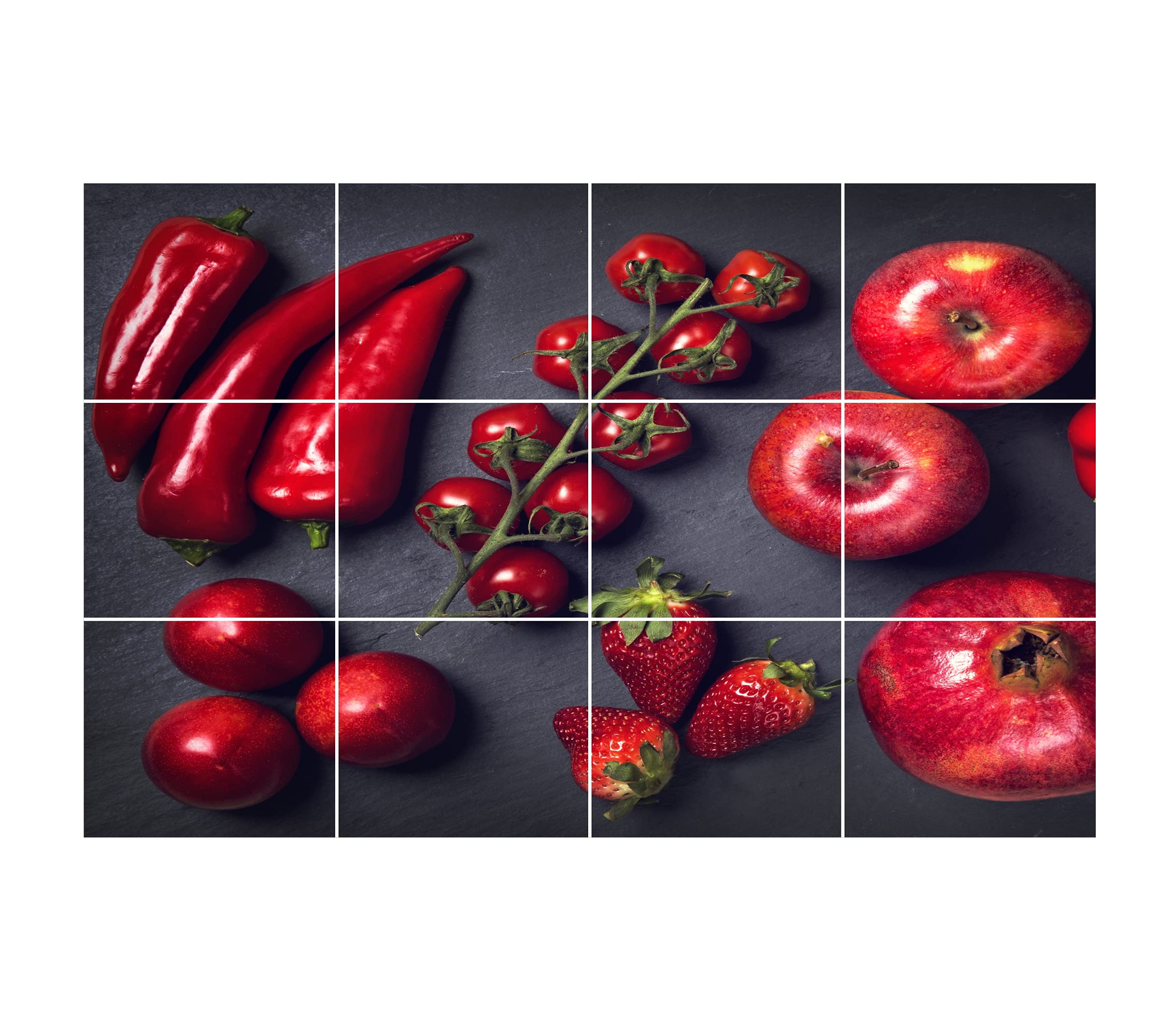 Divine Studio  Waterproof KitchenFruits on a Table Waterproof and Anti Oil Stain Kitchen Sticker Wall Sticker Wallpaper/Wall Sticker Multicolour - Kitchen Wall Coverings Area (46Cm X69Cm) (B09LZ19MD4) Amazon Price History, Amazon Price Tracker