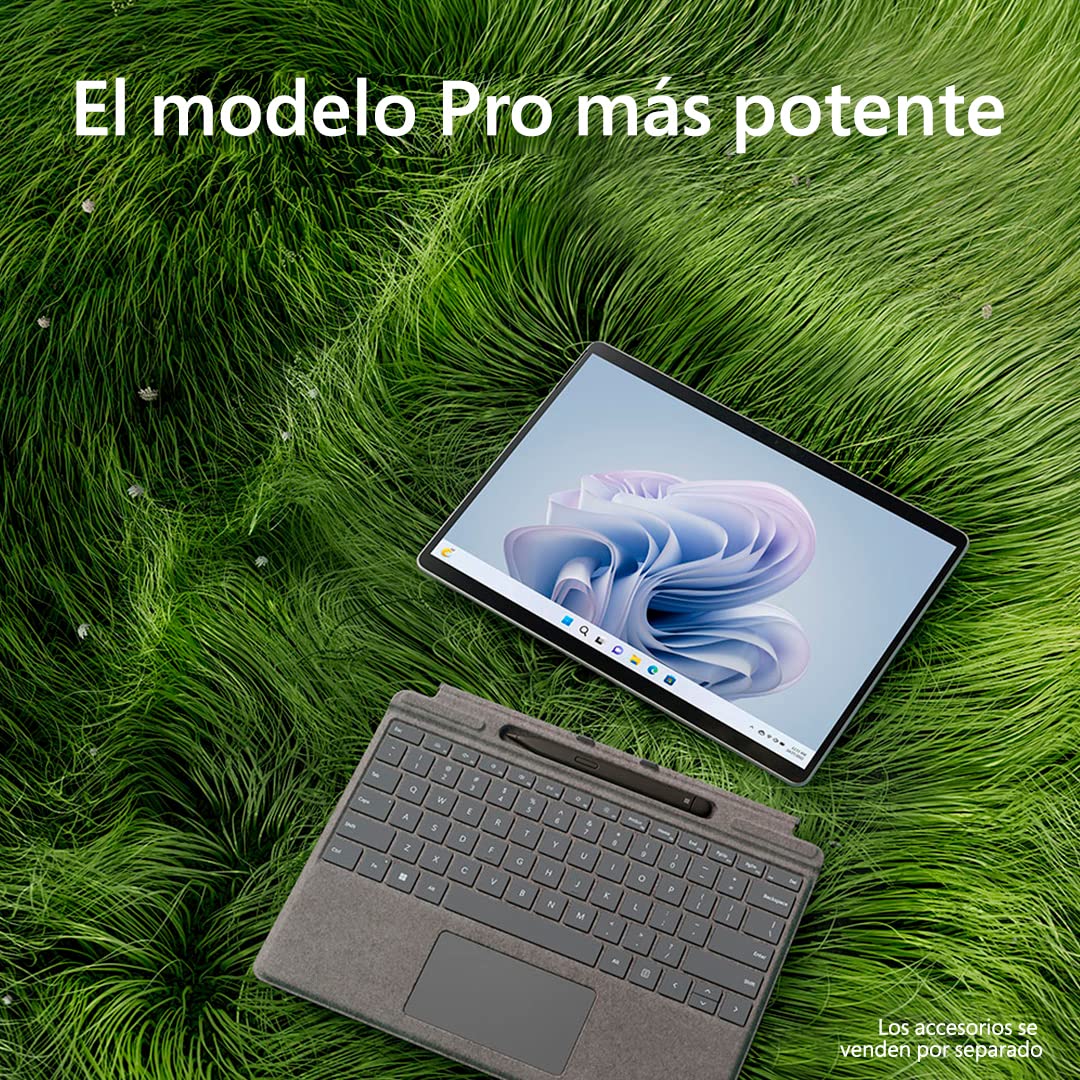 Microsoft Surface Pro 9 - (Intel Core EVO i5-1235U , 16GB RAM, 256GB SSD con Iris Xe graphics y Windows 11), Plata