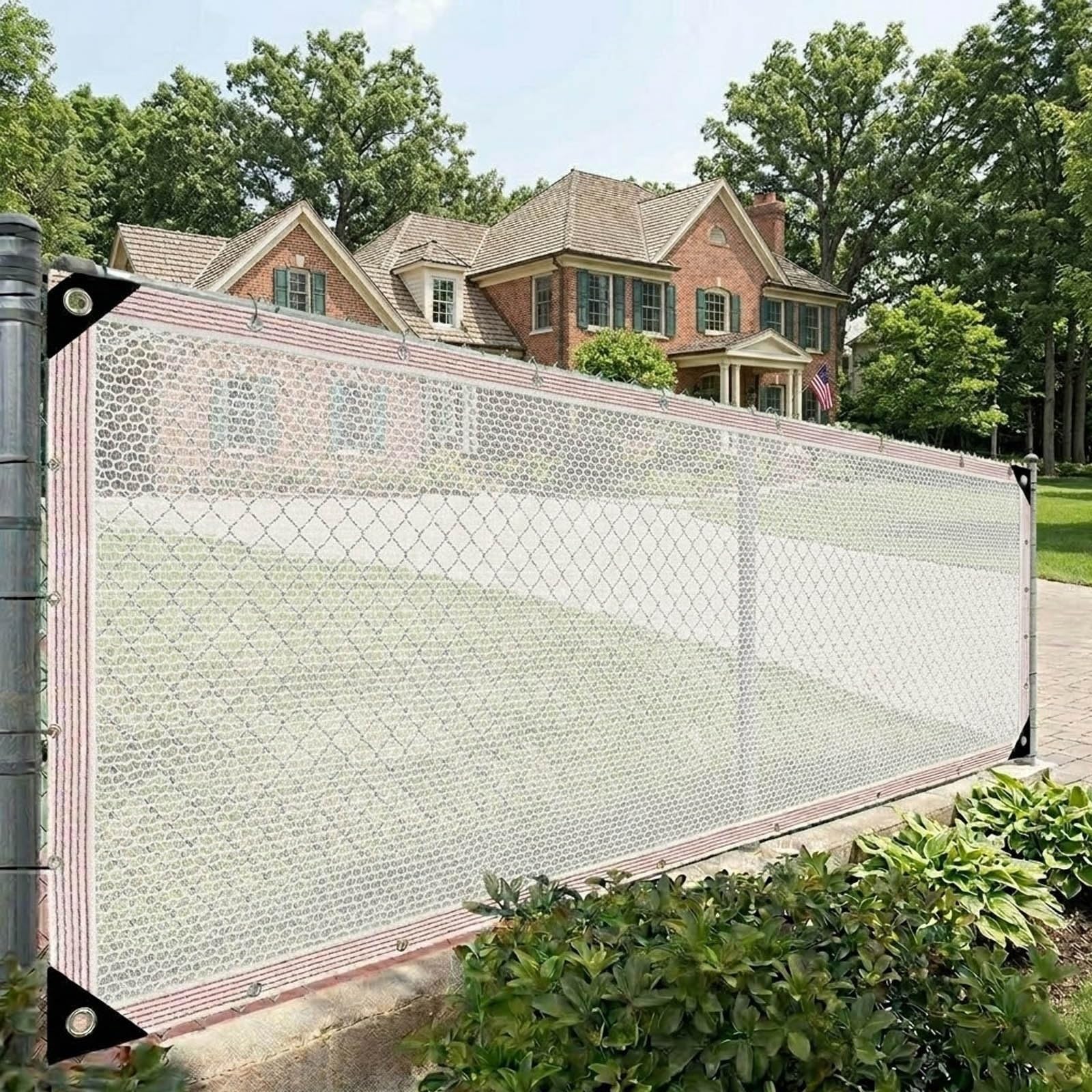 Voile de protection solaire blanche renforcée 3x10m haute résistance pour jardin