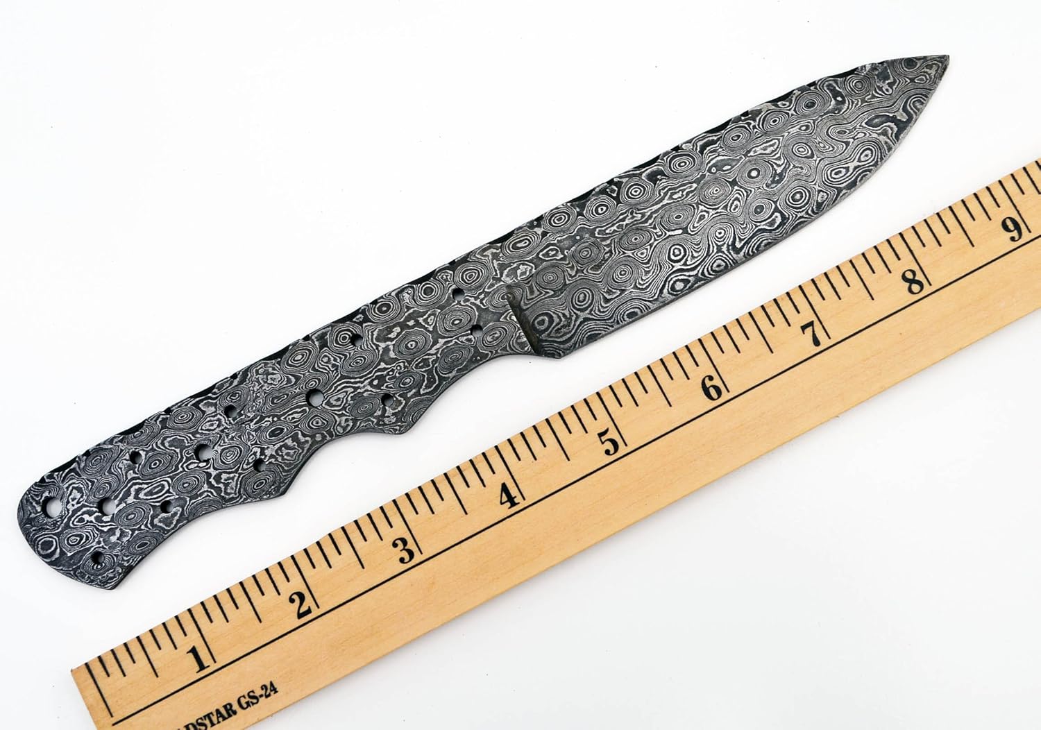 Uр Tо 40% оƒƒ Whole Earth Supply Damascus Knife Blank Blade Drop Point Hunting Skinning Skinner Best Steel 1095HC High Carbon