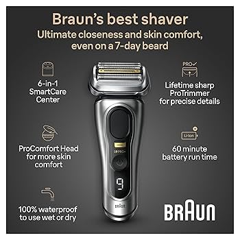 Amazon.com: Braun Series 9 PRO+ Electric Razor for Men, 5