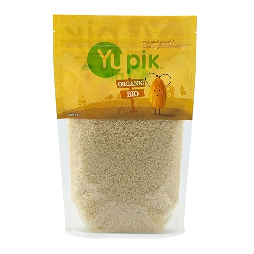 Yupik Arroz Arborio orgánico, 2.2 libras, sin OMG, vegano, sin gluten