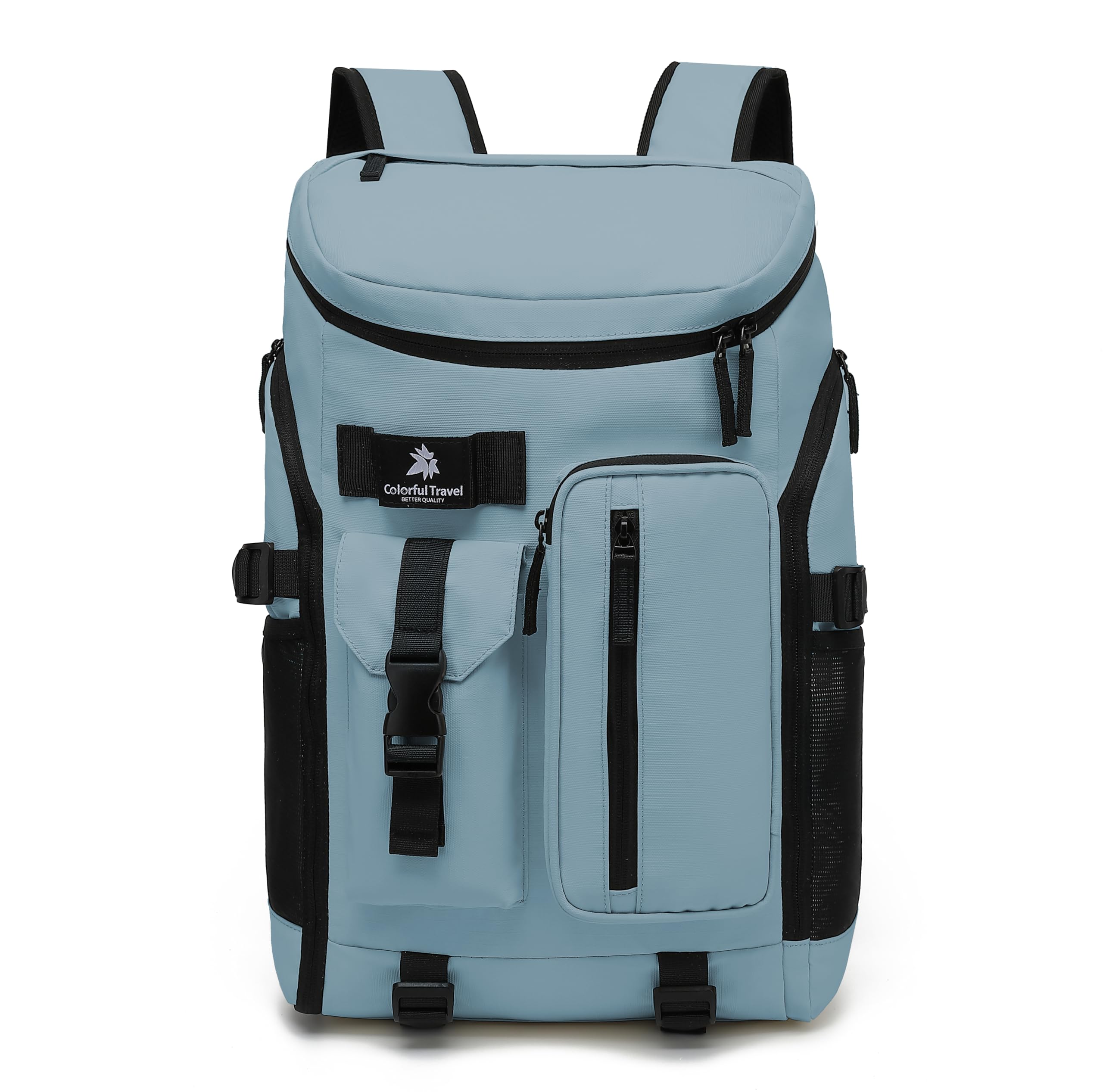 Gym Duffle Tennis Bag Backpack 4-Way Waterproof with Shoes Compartment for travel Sport Hiking laptop (Grayish blue)