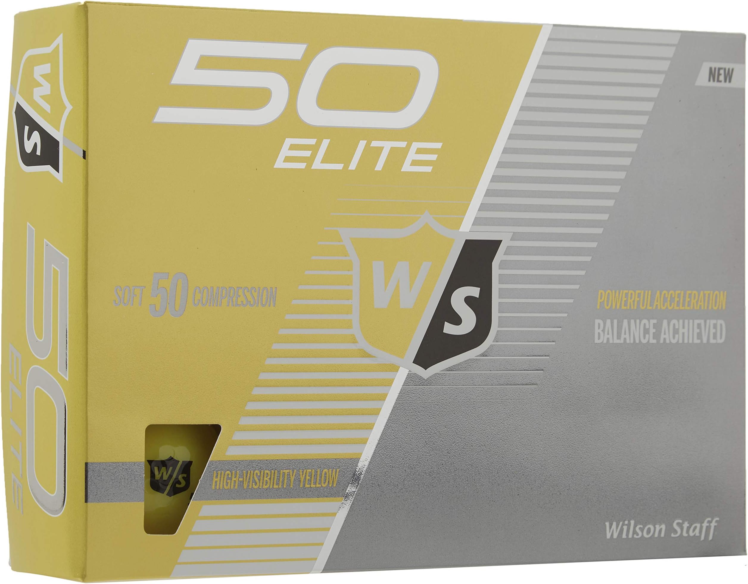 yellow wilson golf balls