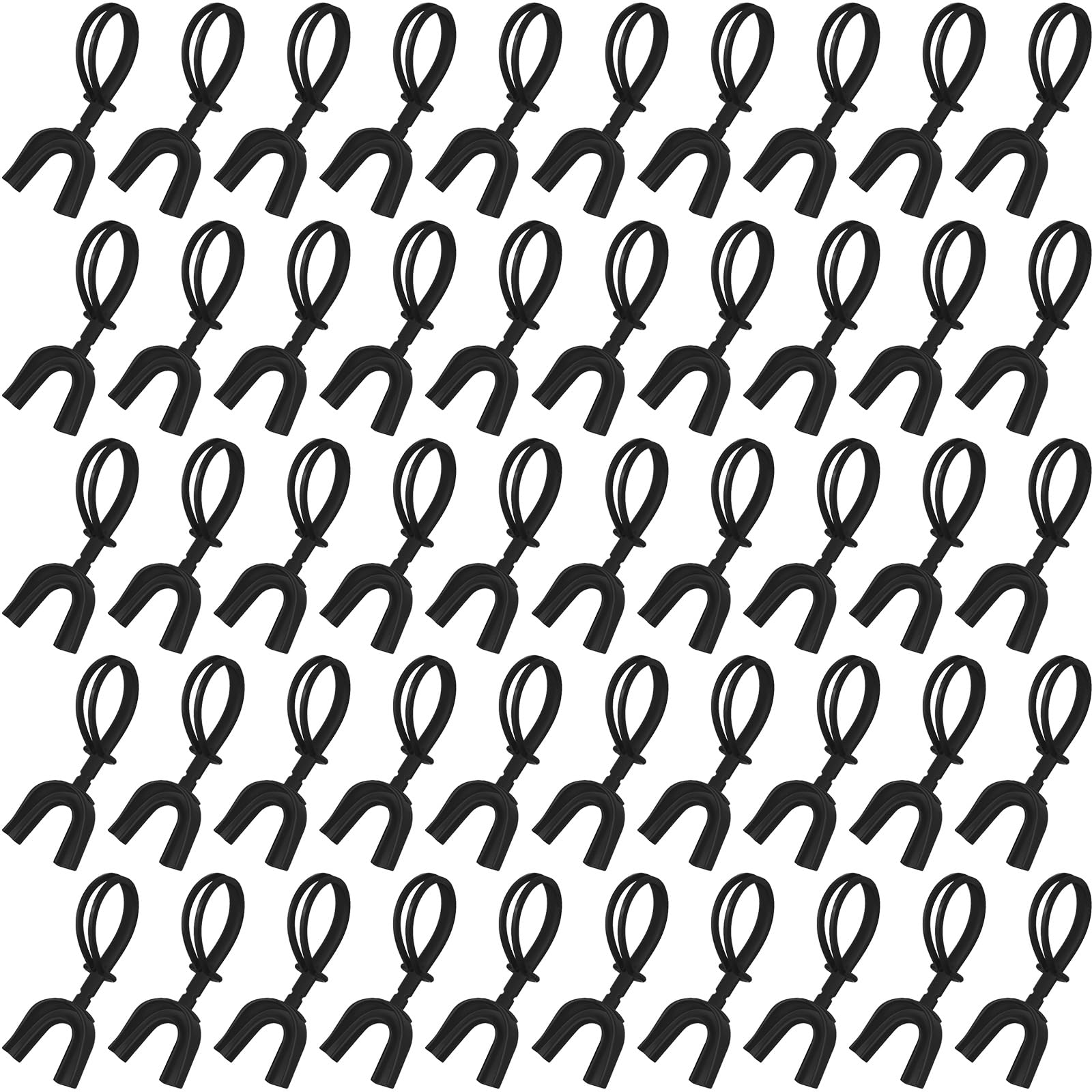 Copkim 50 Pcs Strapped Mouth Guard Bulk Not Boil
