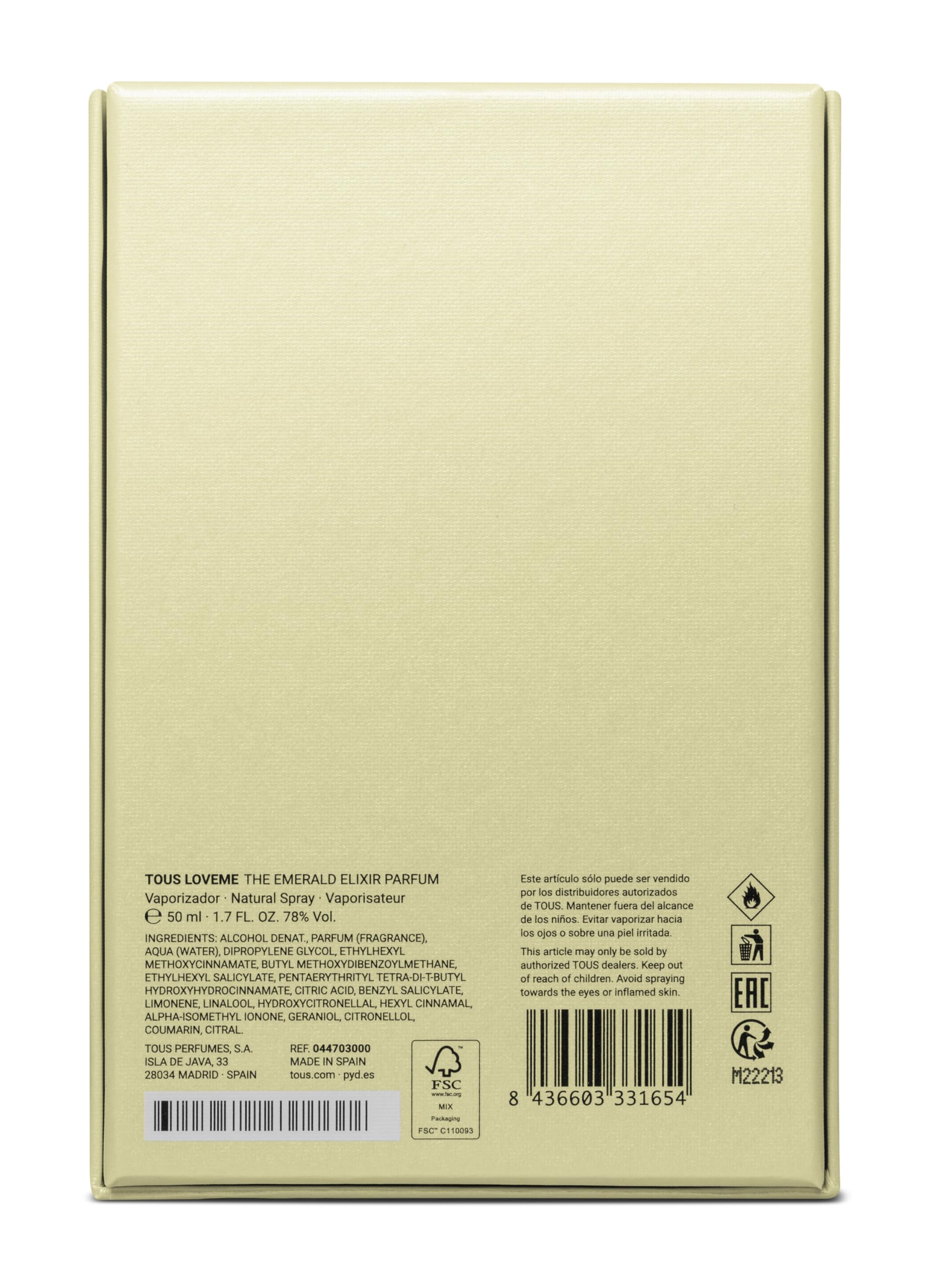 TOUS EDP LoveMe The Emerald Elixir Damenparfum, 50 ml