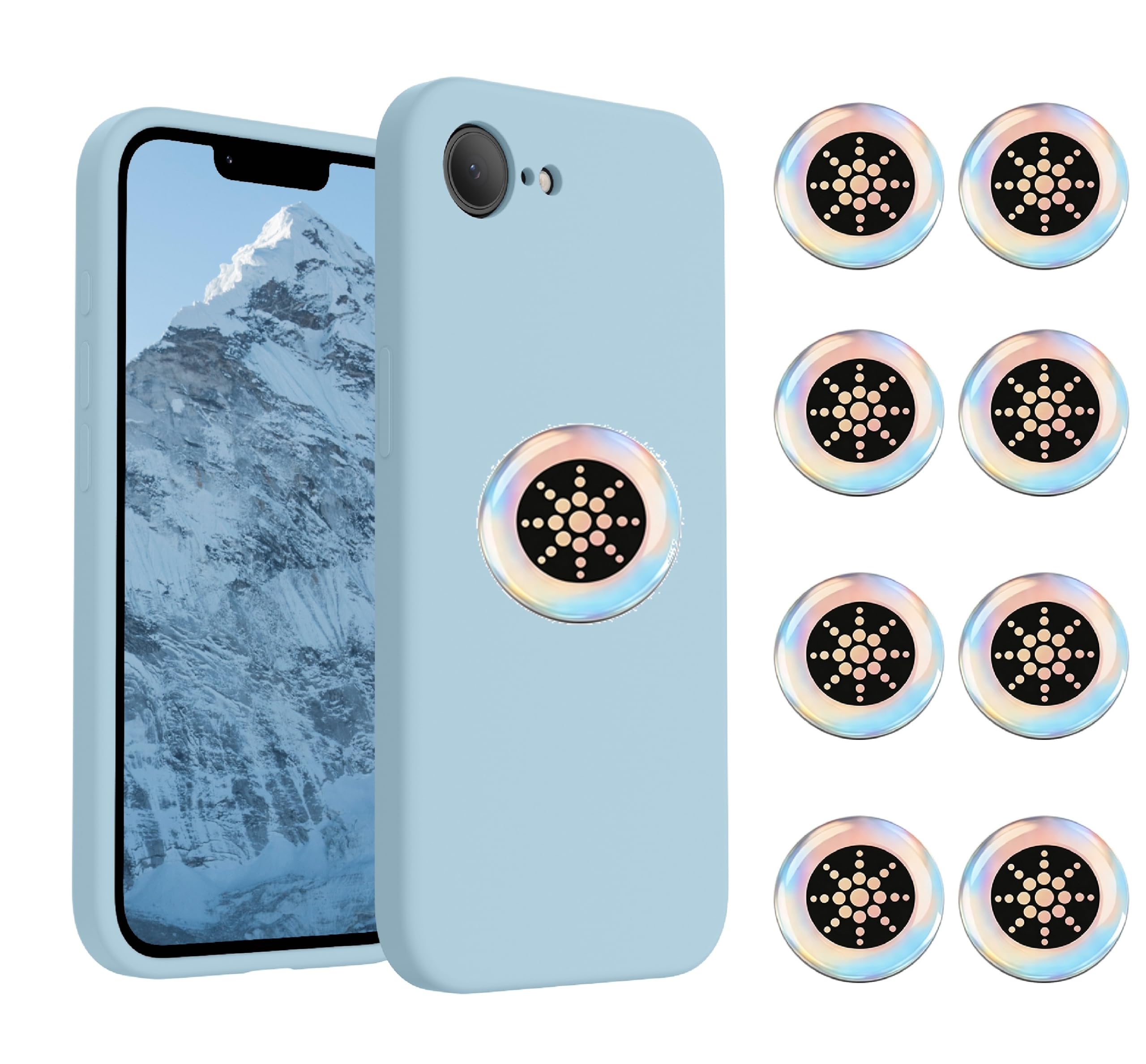 FireNova Magnetic for iPhone 17e Case/iPhone 16e Case,Sky Blue