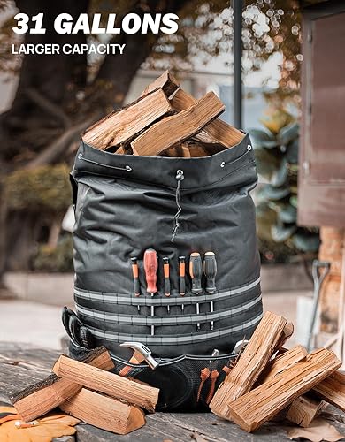 Miniatura 2 de JOYTUTUS Bolsa de basura para neumáticos de repuesto, se adapta a neumáticos de 40 pulgadas, 31 galones, serie Overland de mayor capacidad, bolsa de