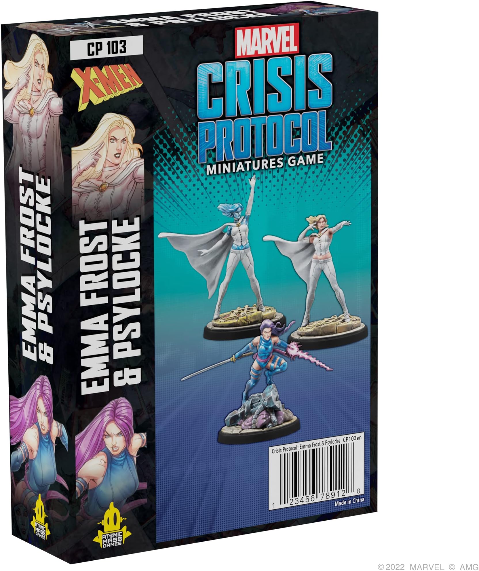 Marvel: Crisis Protocol Emma Frost and Psylocke CHARACTER PACK - Psychic Mutants Unleashed! Tabletop Superhero Game, Ages 14+, 2 Players, 90 Minute Playtime, Made by Atomic Mass Games