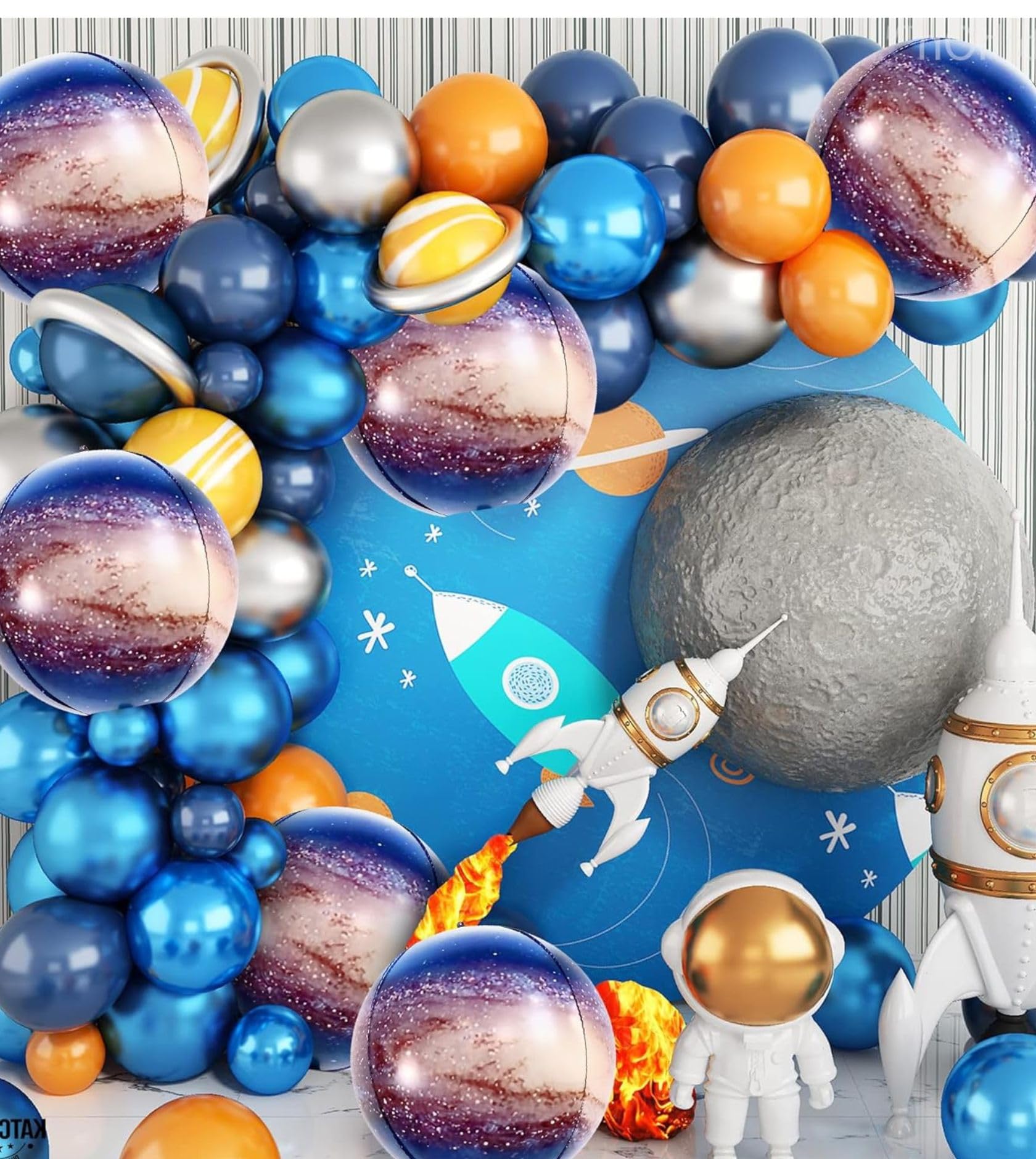 Amazon | cobalt planet 宇宙 バルーン 銀河 6個セット 風船 22インチ