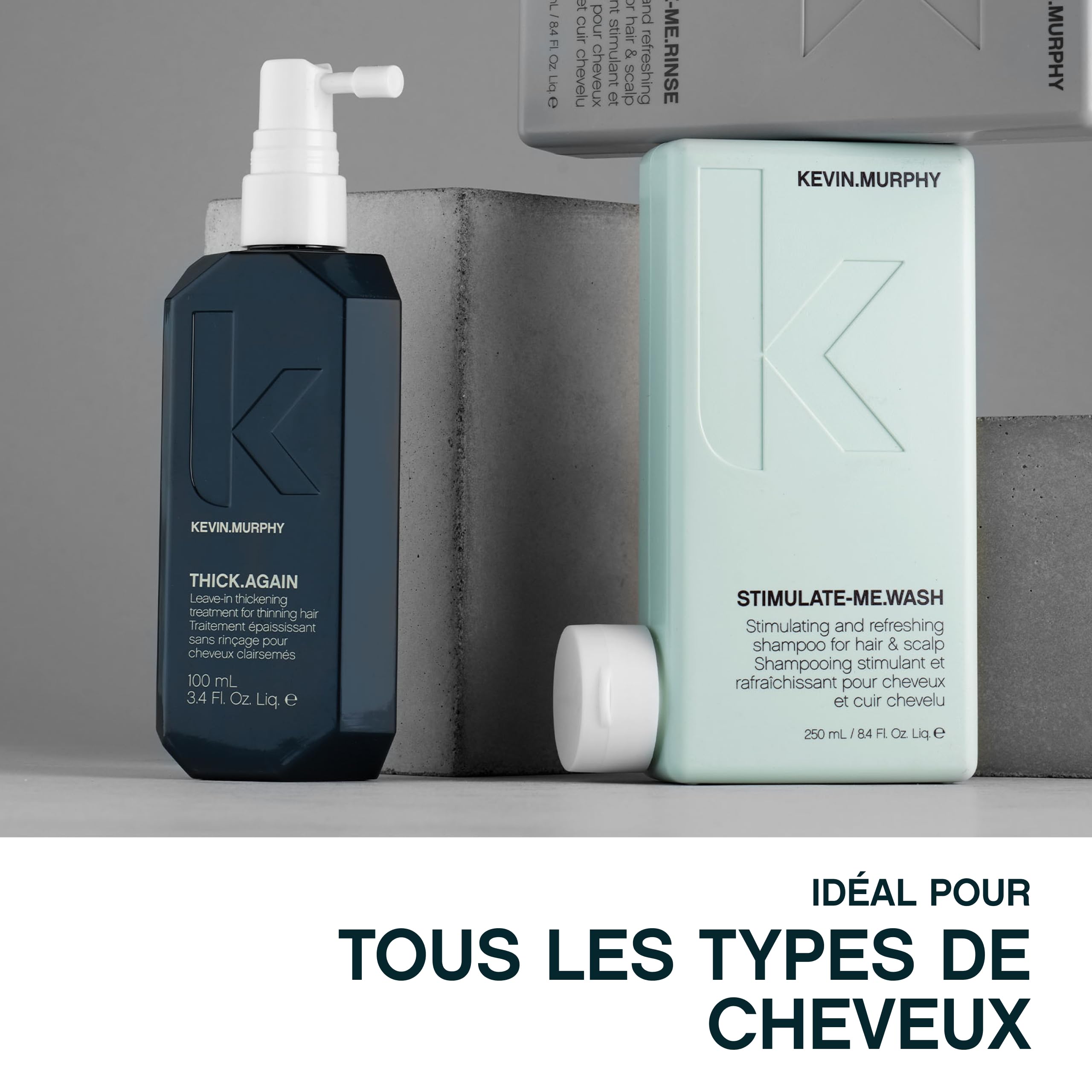 Kevin.Murphy Thick.Again Sprühkur für Männer, 100ml | Leave-In Sprühkur für Männer für Feines, Dünner Werdendes Haar, Hitzeschutz mit Brennnessel, Sulfatfrei