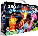 UNGLINGA 250+ Science Experiments Kits for Kids, Boys Girls Toys Birthday Gifts Ideas, Chemistry Set, STEM Activities Educational Project, Volcano,More Scientist Kit | Boys Girls Toys Birthday Gifts Ideas, Volcano, Crystal, Potion, Magic Reatcion,STE