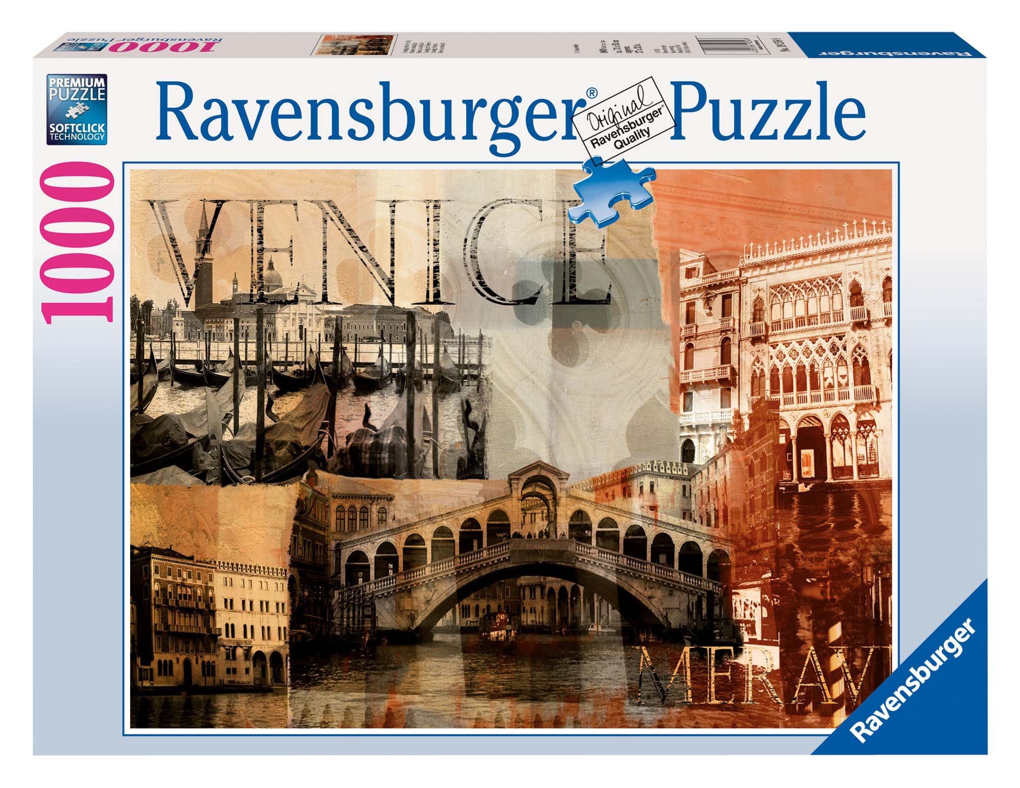 Ravensburger 19258 Venezia nostalgica- Puzzle da 1.000 pezzi