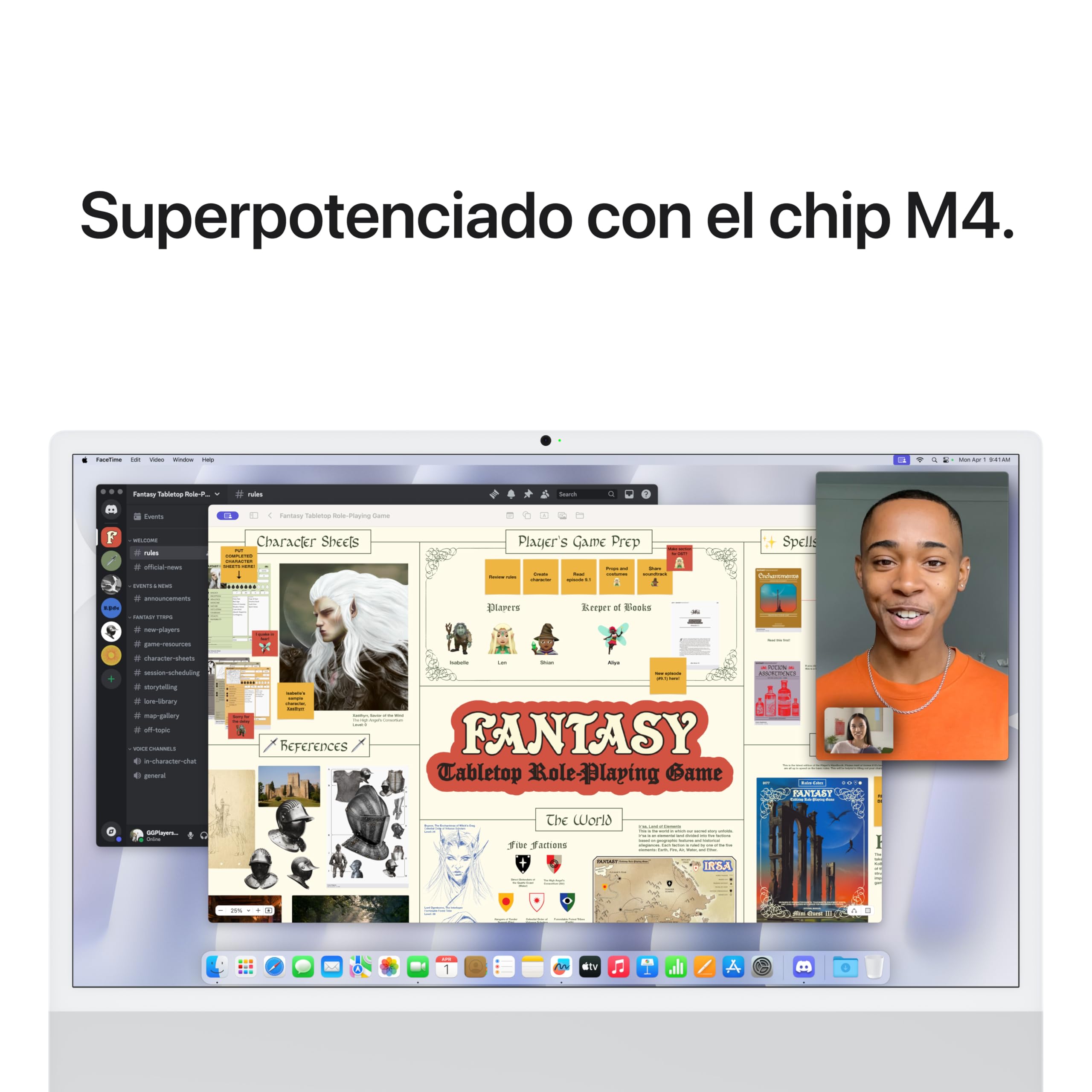 Apple iMac Ordenador de Mesa Todo en uno con Chip M4, CPU y GPU de 8 núcleos: diseñado para Apple Intelligence, Pantalla Retina de 24″, 16 GB de Memoria unificada, SSD de 256 GB - Plata
