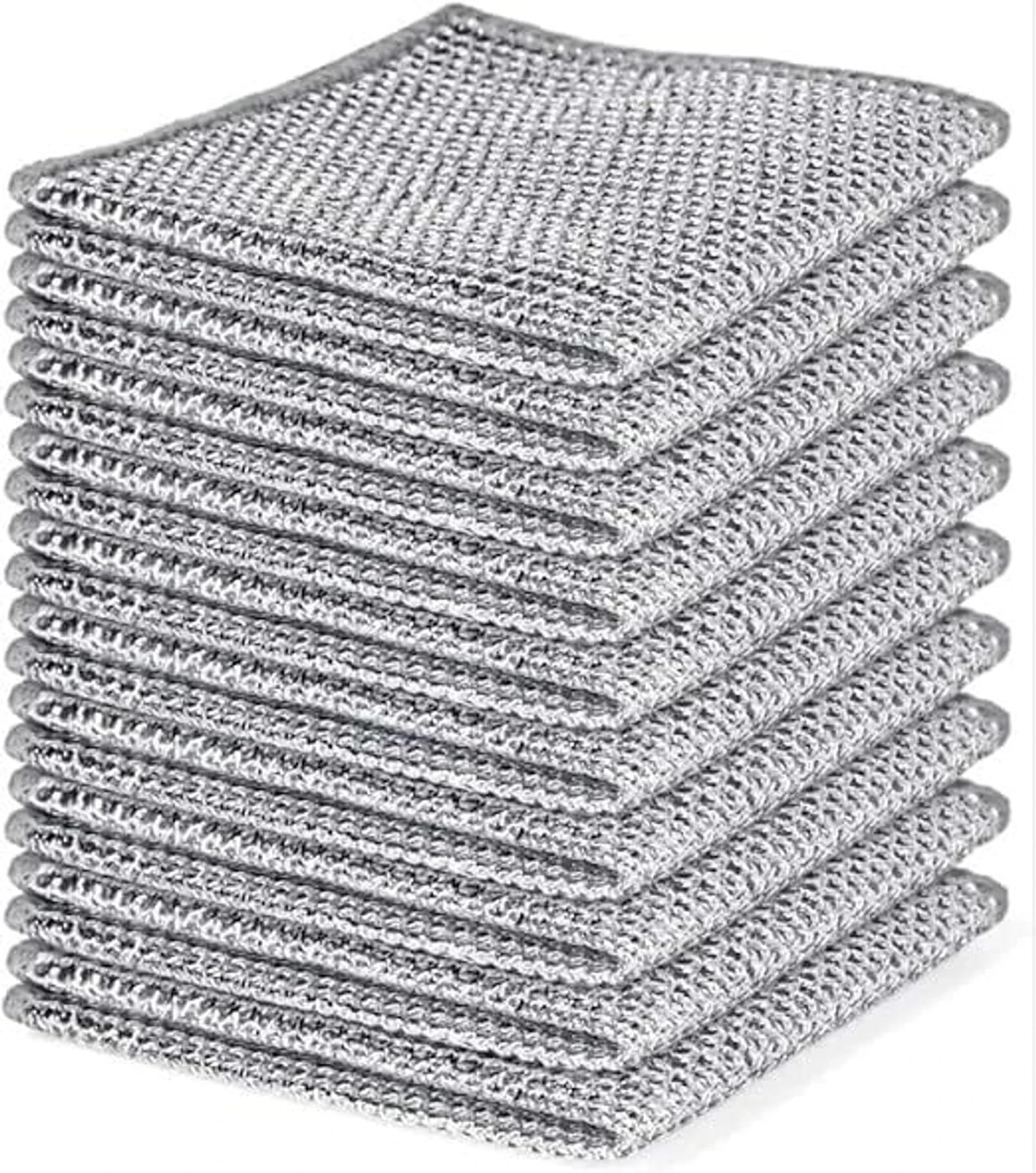 Wire Dishwashing Rag Non-Scratch Dish Cloth Set of 10 | Scratch-Free Cleaning, Kitchenware Safe, Reusable Cloths, Mesh Wire Design, Multi-Surface Use-image-36