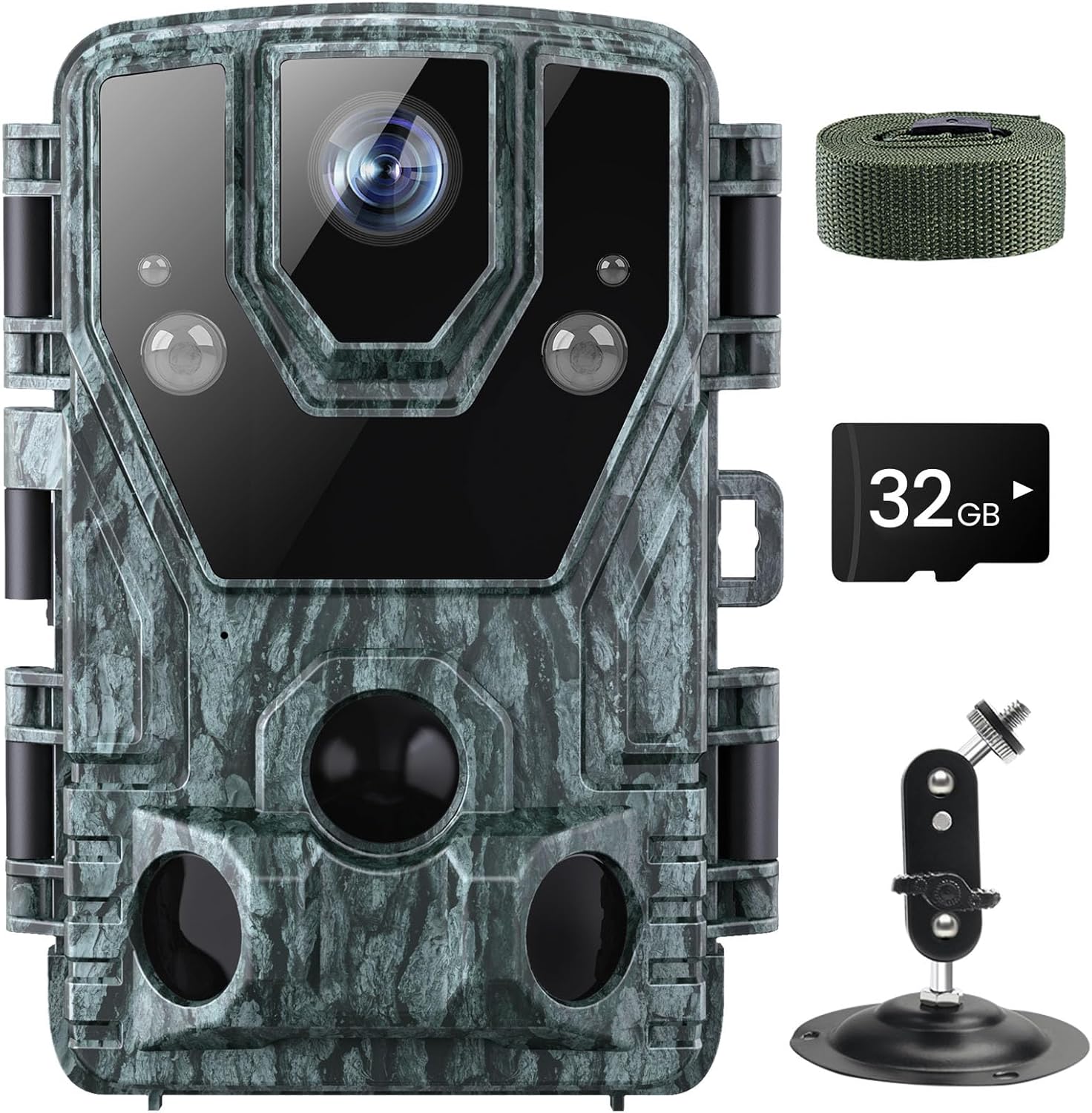 KJK Trail Camera, 24MP 1080P 0.2s Trigger Motion Activated
