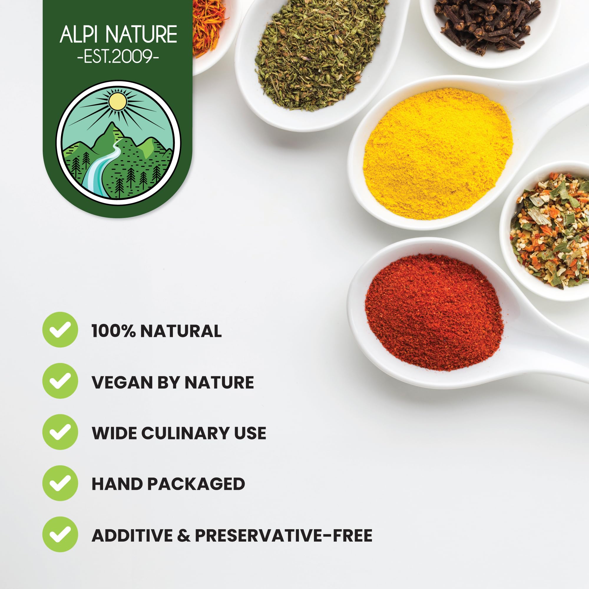 Alpi Nature Przyprawa do Döner Kebab 100g, Mieszanka Przypraw do Kebaba z Kurczaka i Jagnięciny