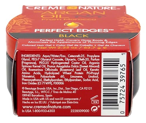 Miniatura 3 de Creme Of Nature Aceite de Argán Perfect Edges Negro 225 oz paquete de 3