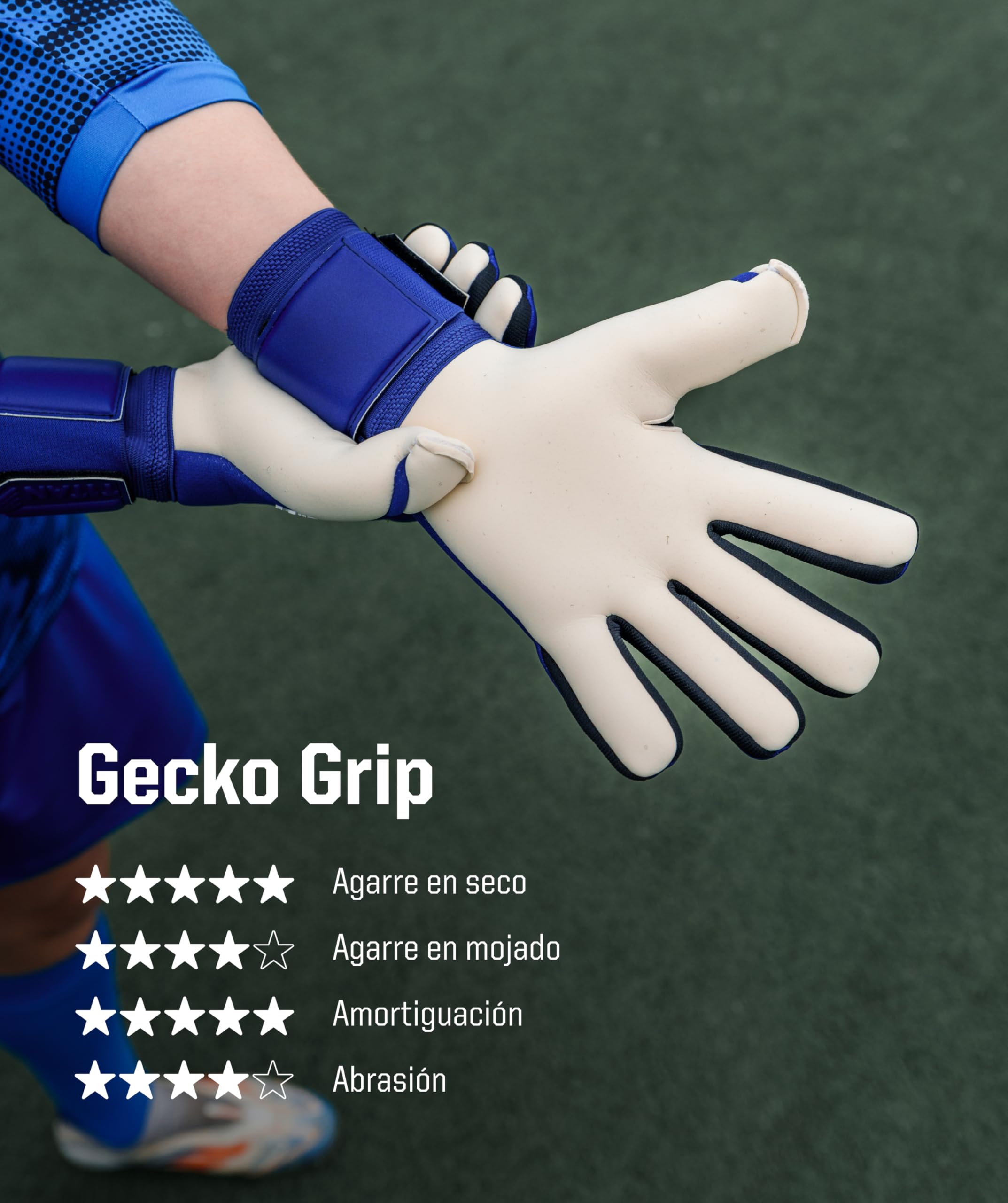 T1TAN Guantes de Portero Beast, para Adultos, Guantes de fútbol Unisex, Agarre Profesional de 4 mm, Tallas 6-11