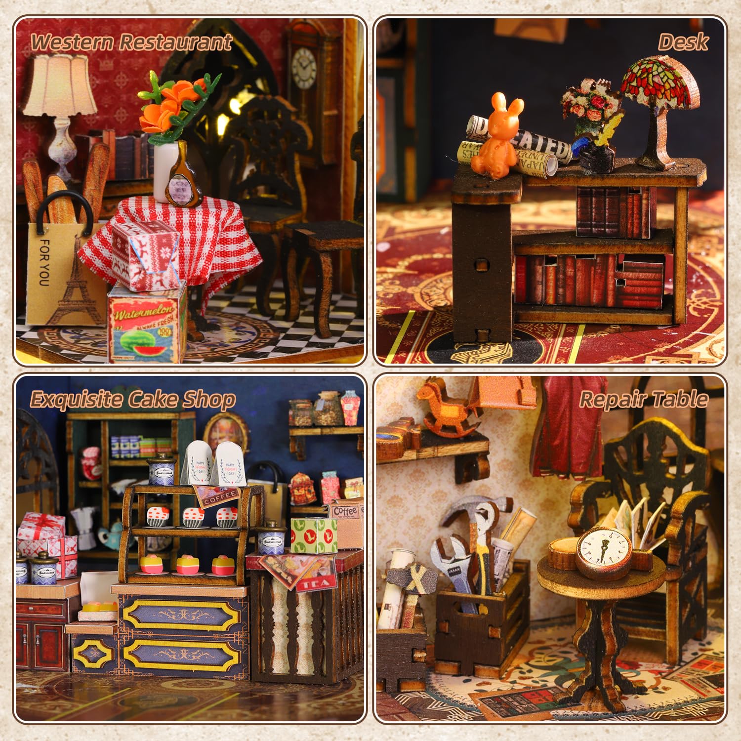 Mostop DIY Miniature Dollhouse Kit - Image 3