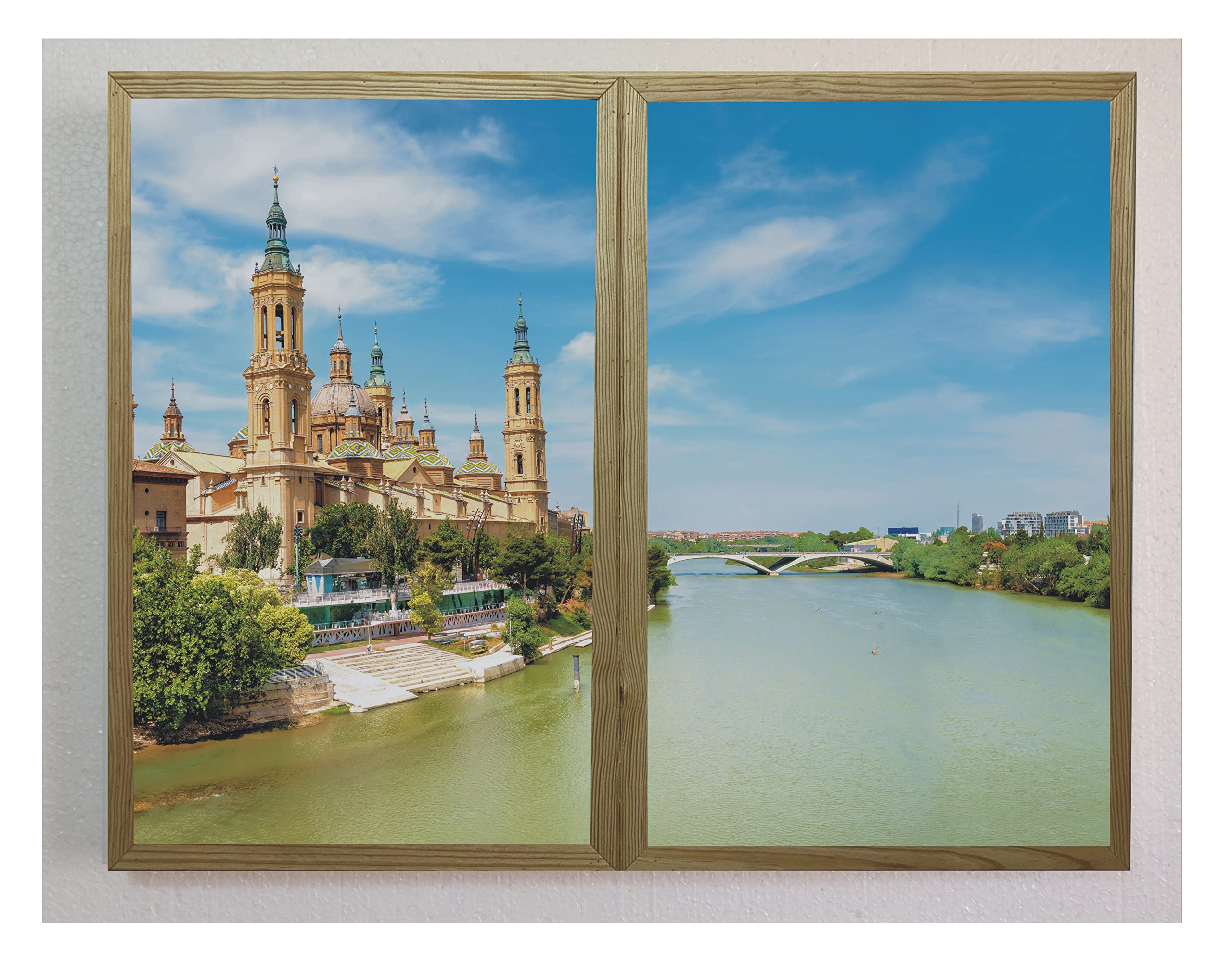 Ventanas Falsas Decorativas Iluminada Basilica de Nuestra Señora del Pilar